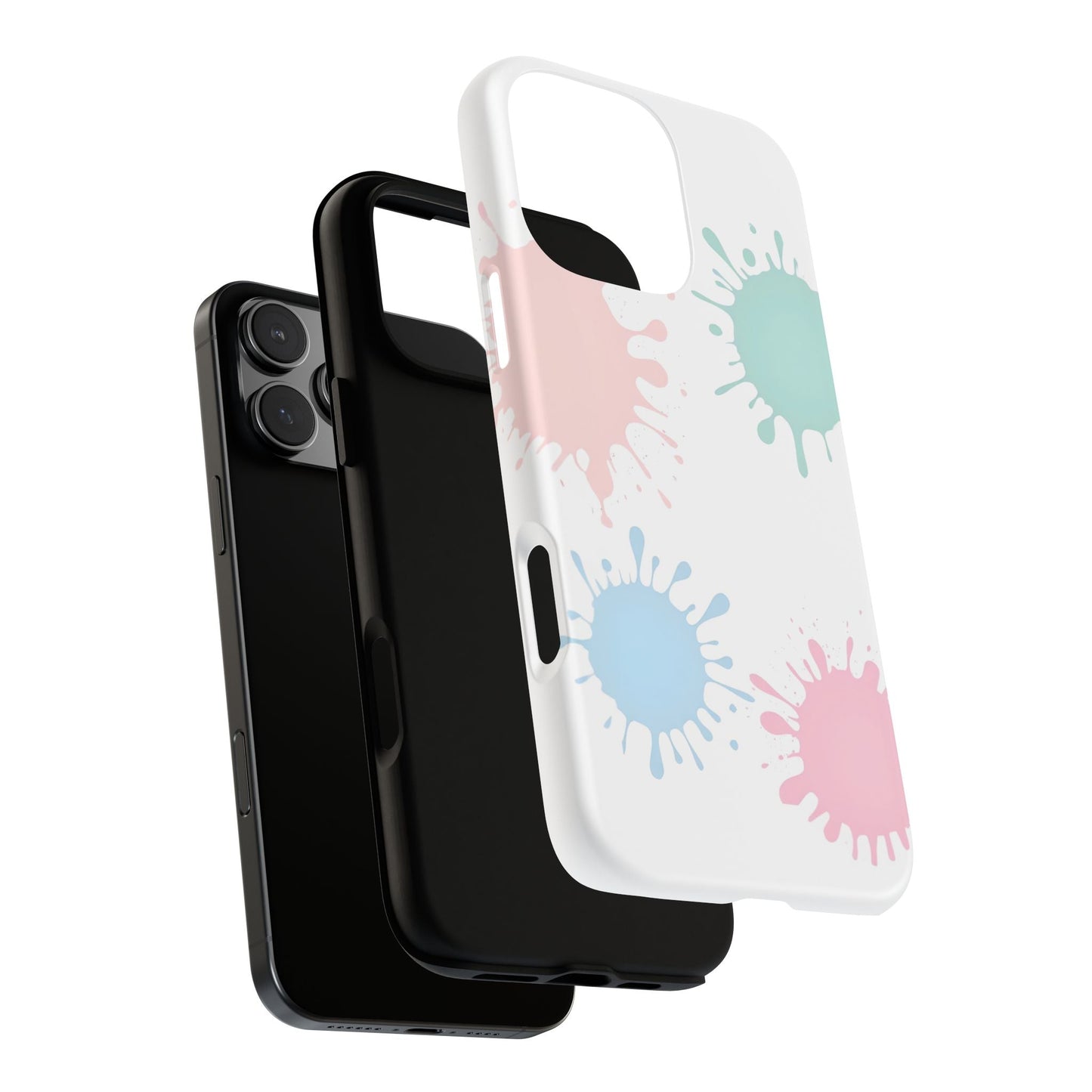 iphone case Pastel Paint Splashes