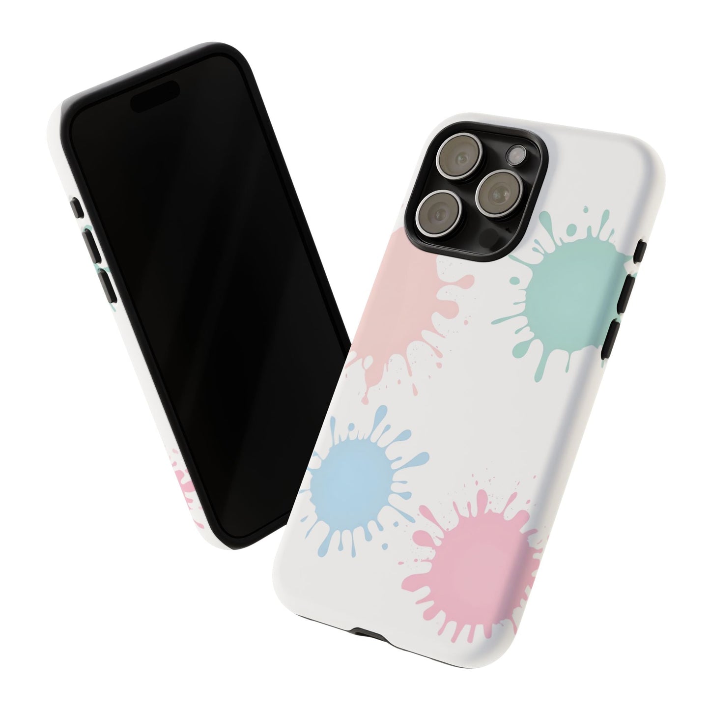 iphone case Pastel Paint Splashes