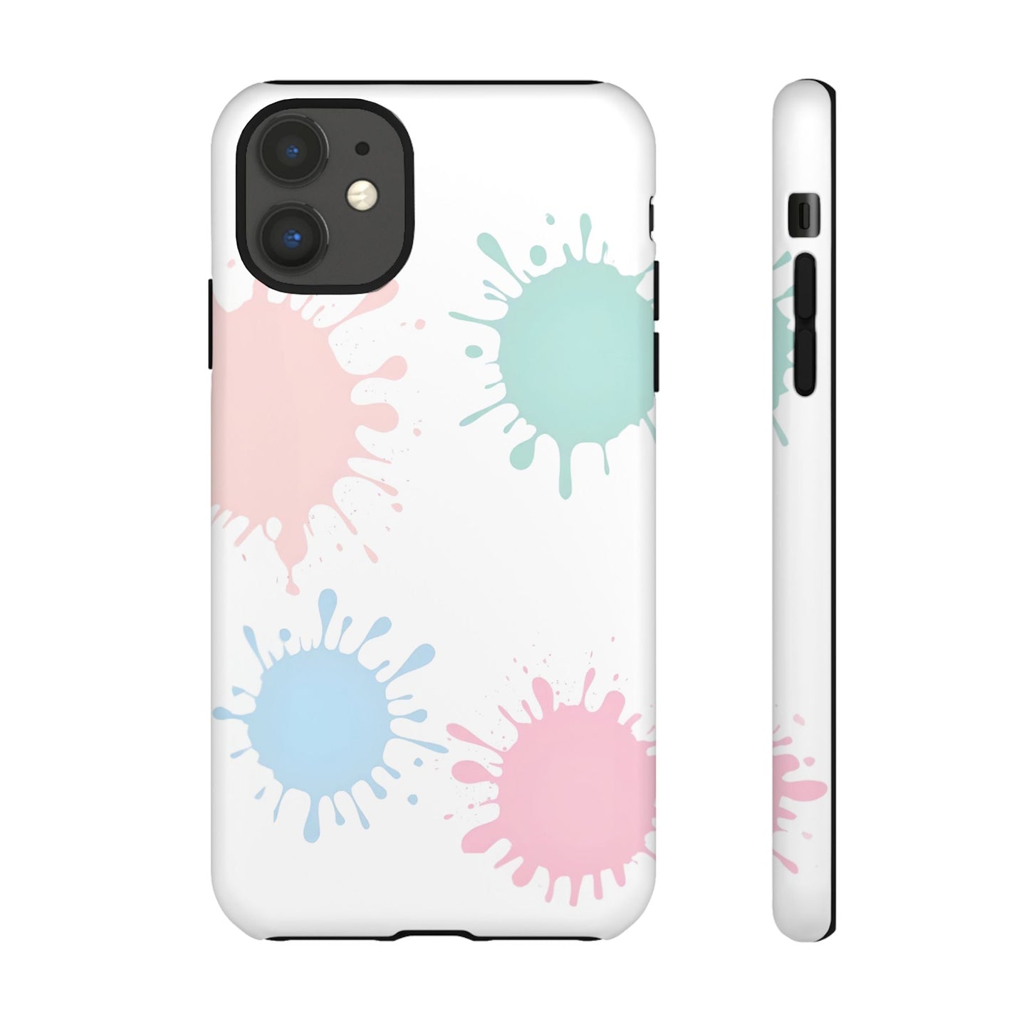 iphone case Pastel Paint Splashes iPhone 11