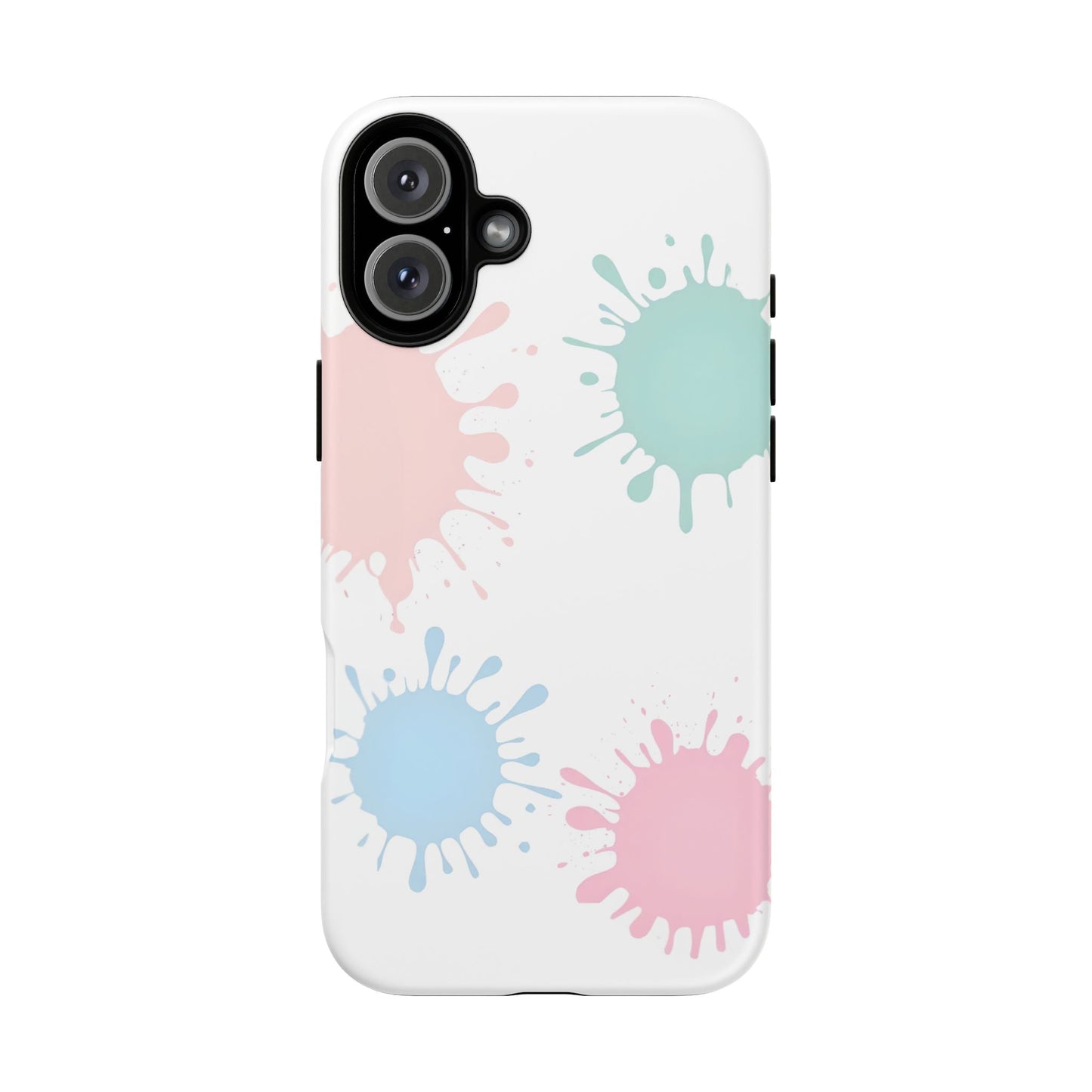 iphone case Pastel Paint Splashes iPhone 16 Plus