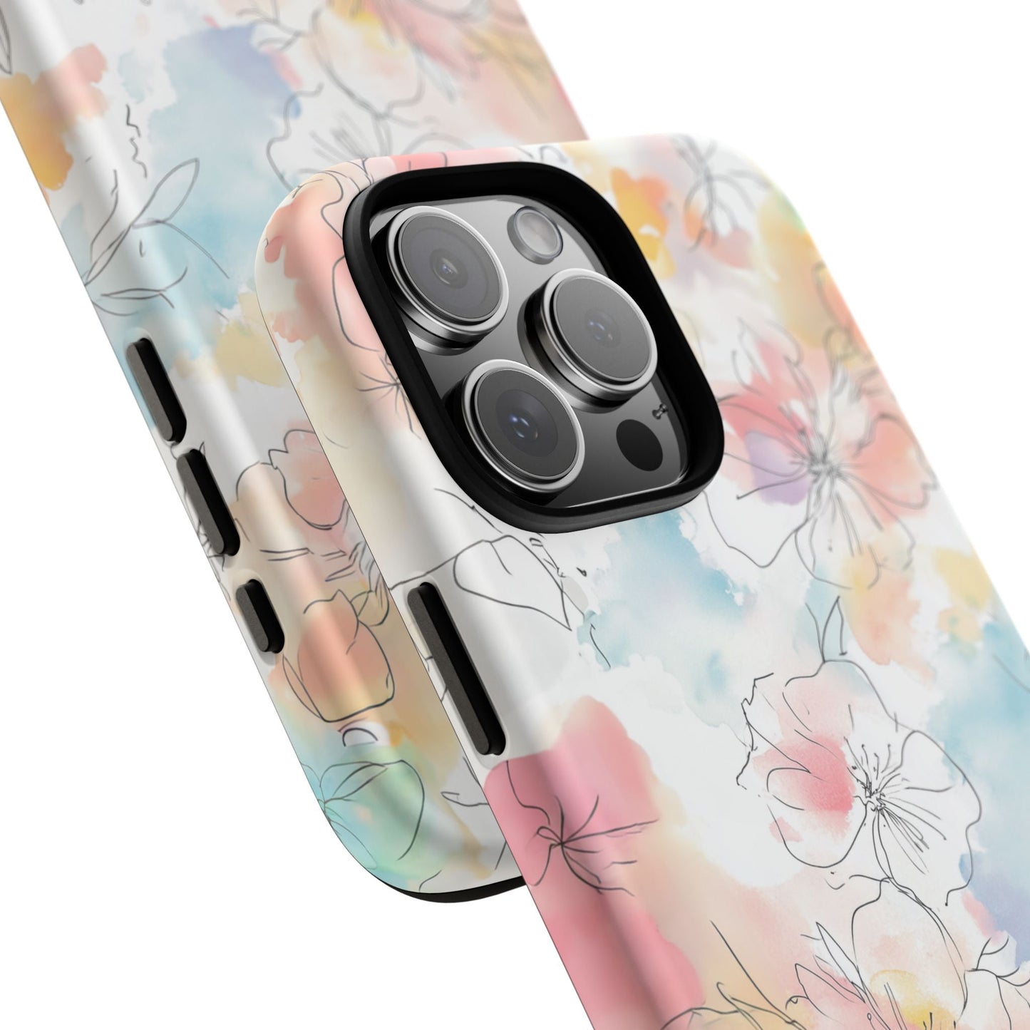 iphone case Pastel Petals & Ink
