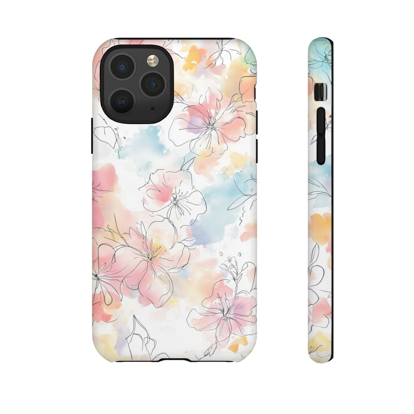 iphone case Pastel Petals & Ink iPhone 11 Pro