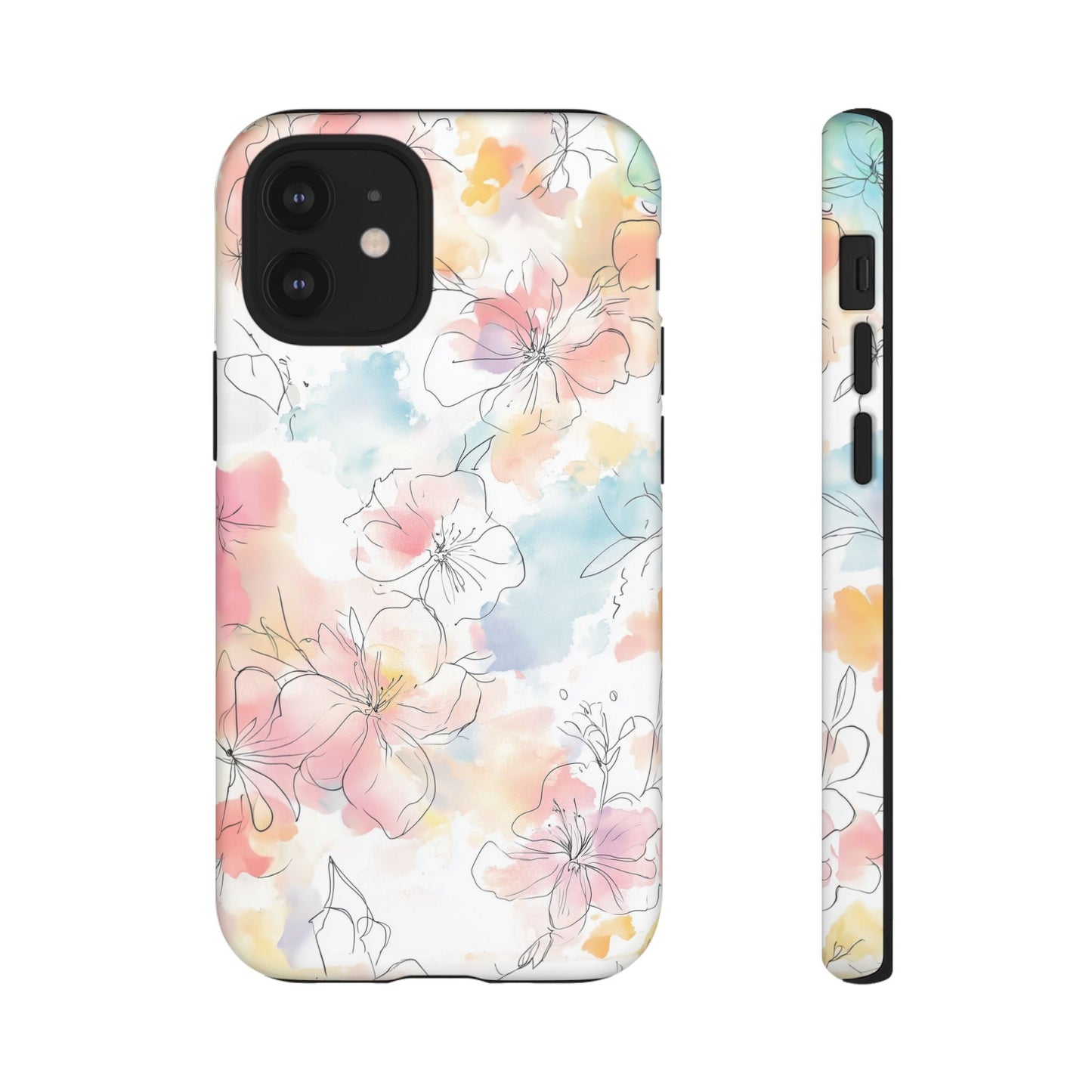 iphone case Pastel Petals & Ink iPhone 12 Mini