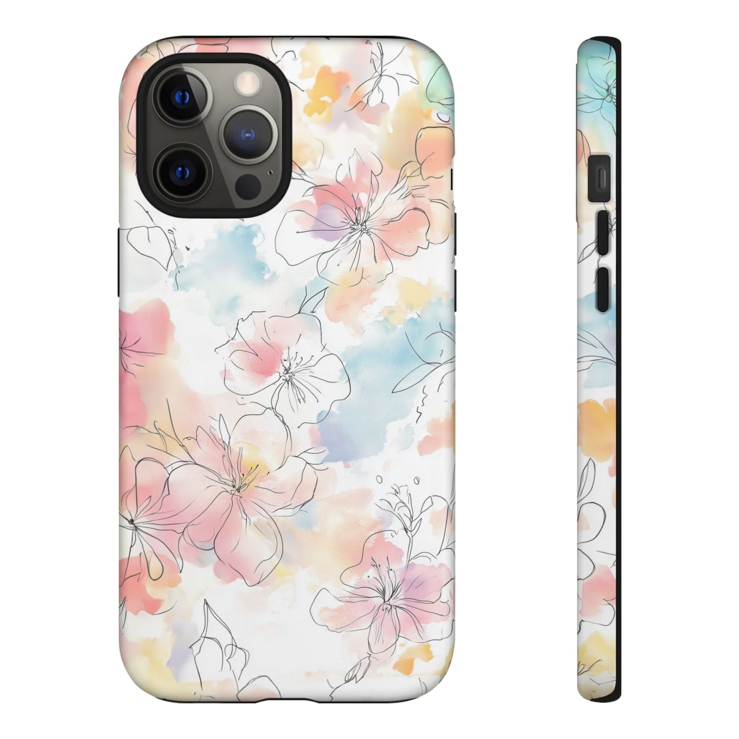 iphone case Pastel Petals & Ink iPhone 12 Pro Max