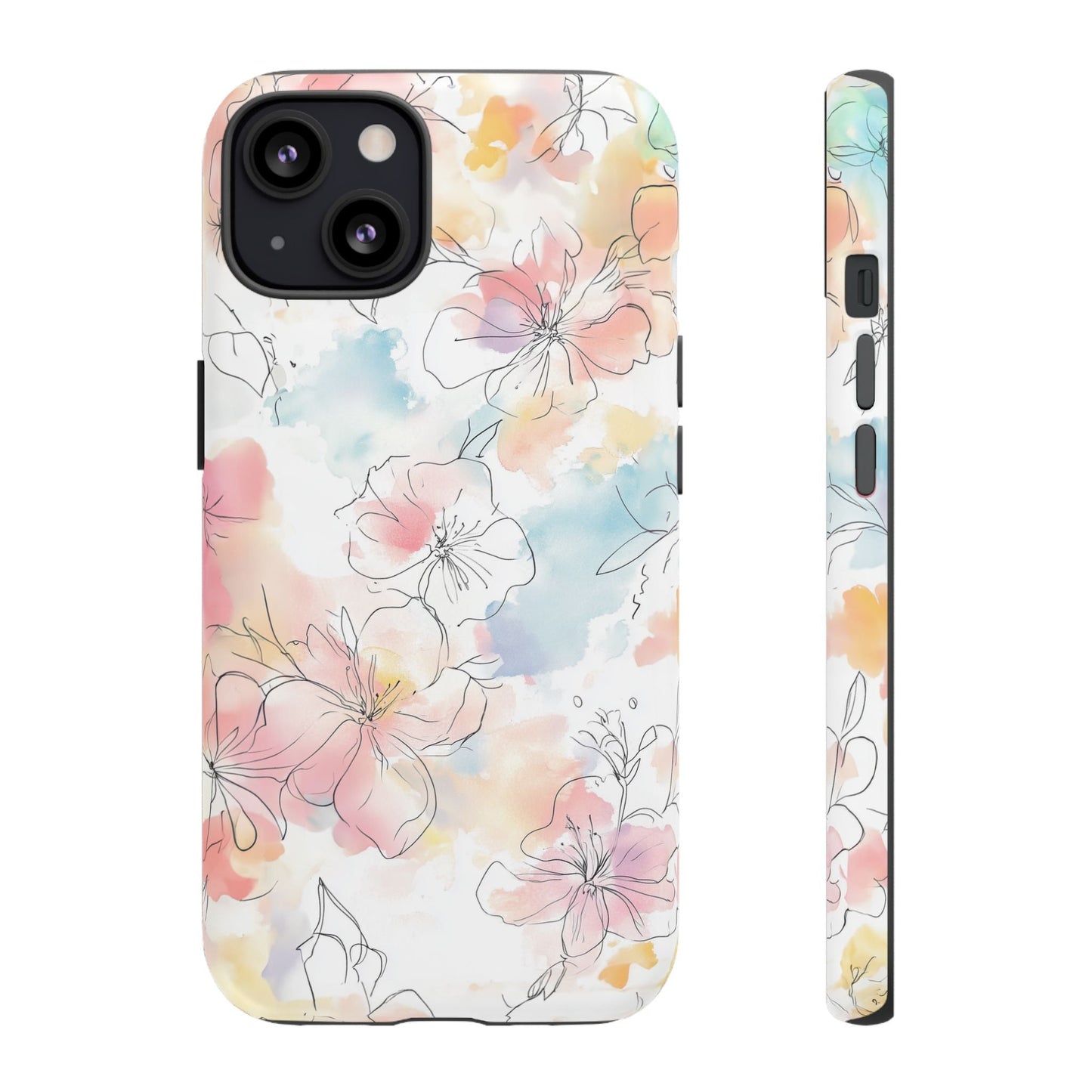 iphone case Pastel Petals & Ink iPhone 13