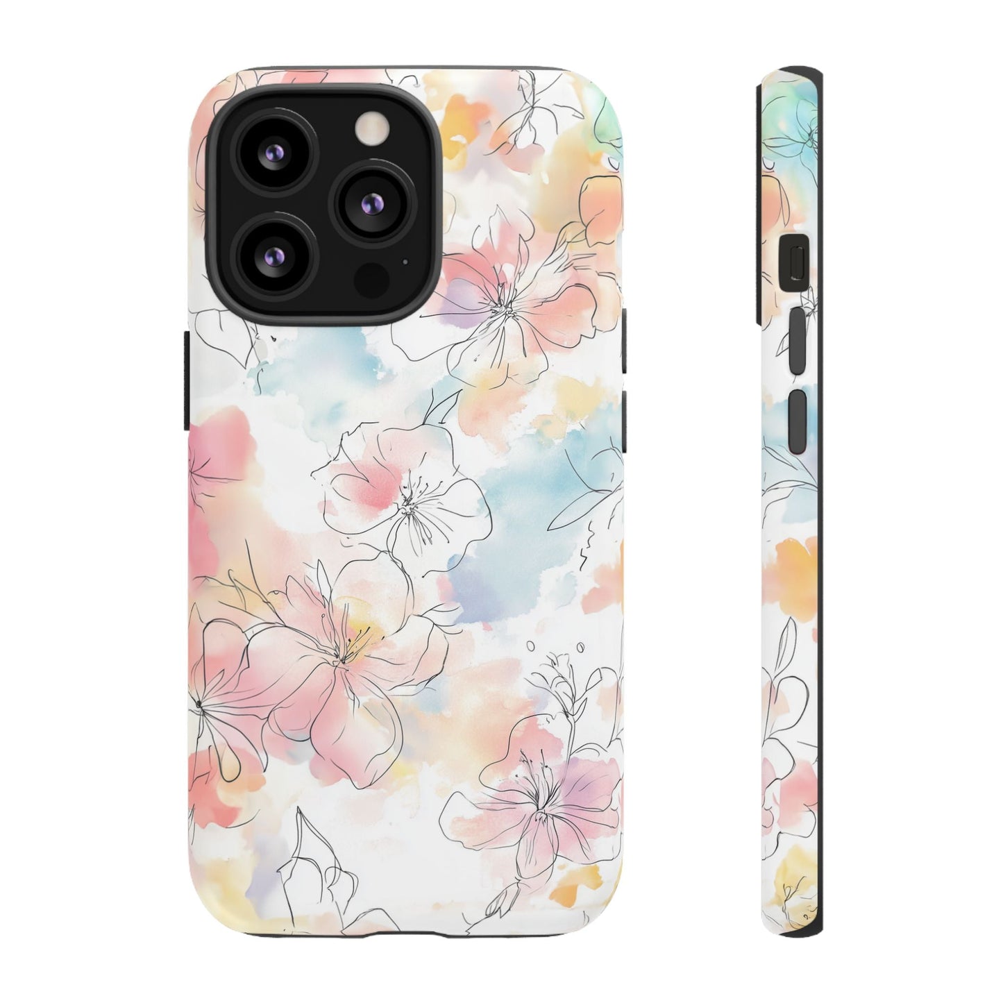 iphone case Pastel Petals & Ink iPhone 13 Pro