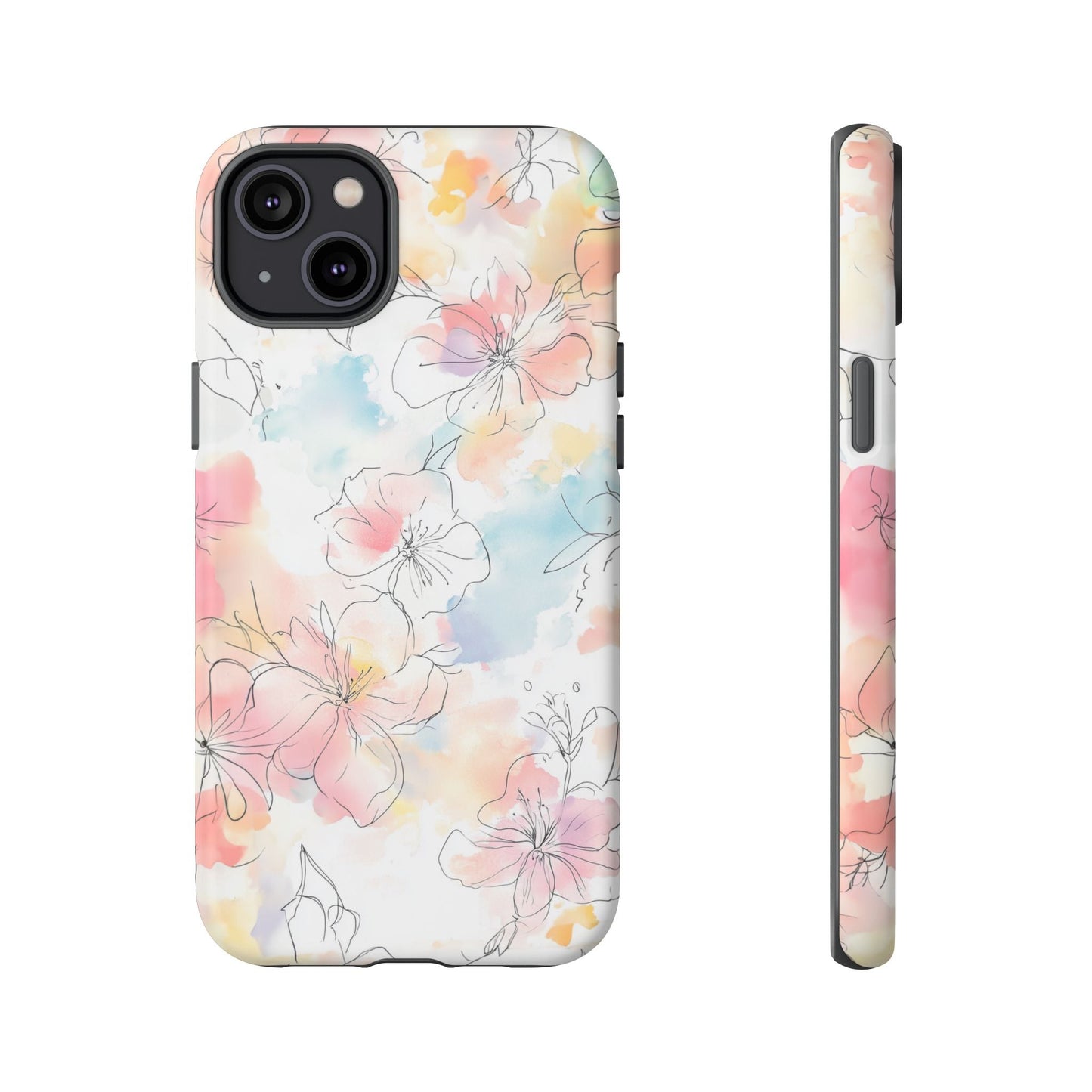 iphone case Pastel Petals & Ink iPhone 14 Plus