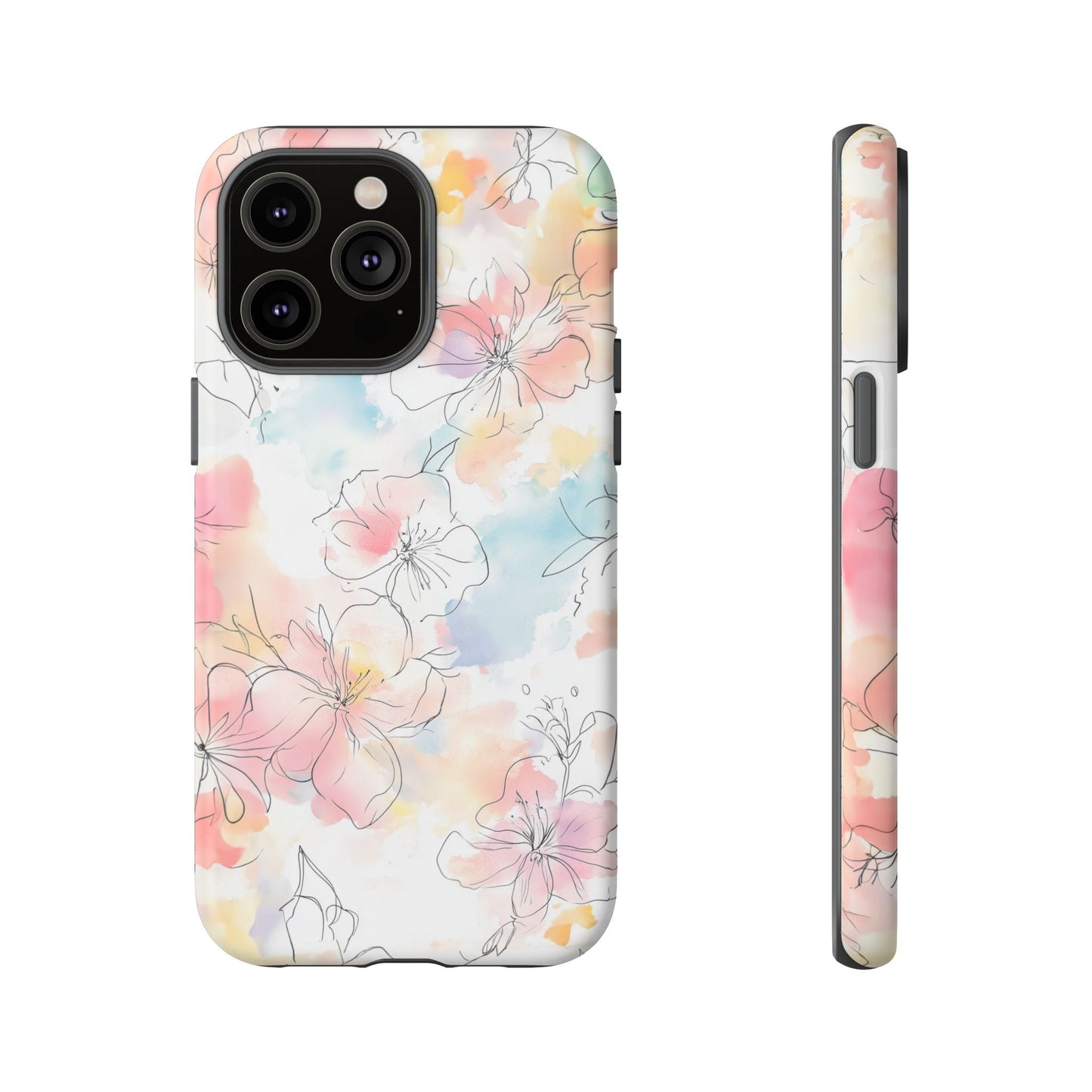 iphone case Pastel Petals & Ink iPhone 14 Pro Max