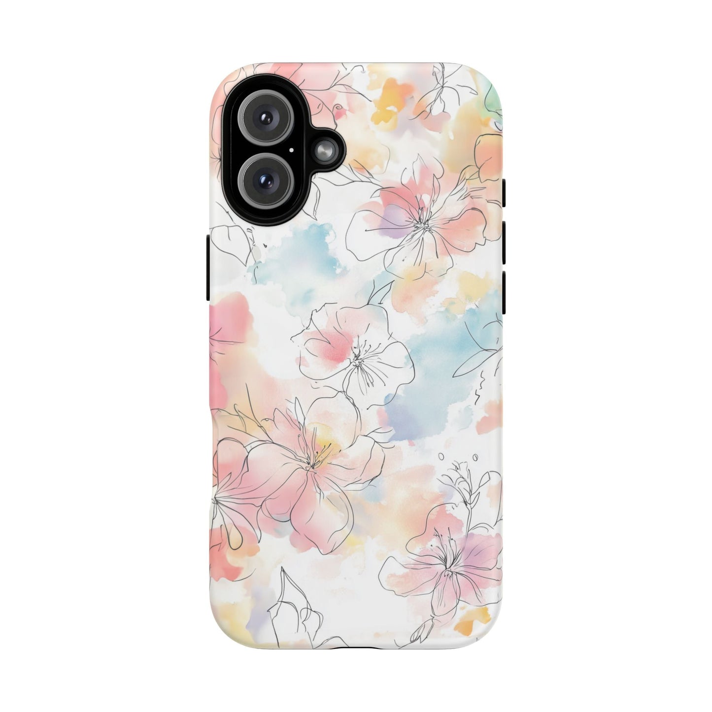 iphone case Pastel Petals & Ink iPhone 16 Plus
