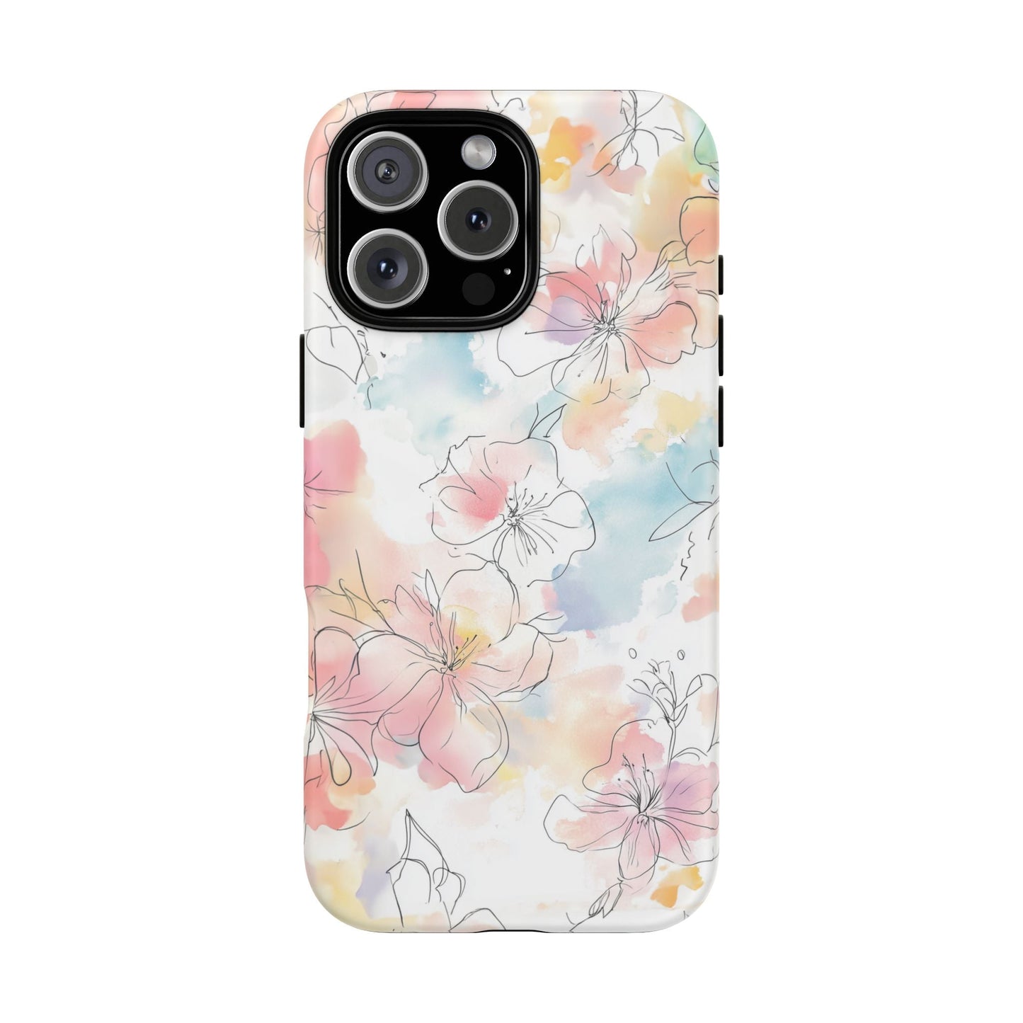 iphone case Pastel Petals & Ink iPhone 16 Pro Max