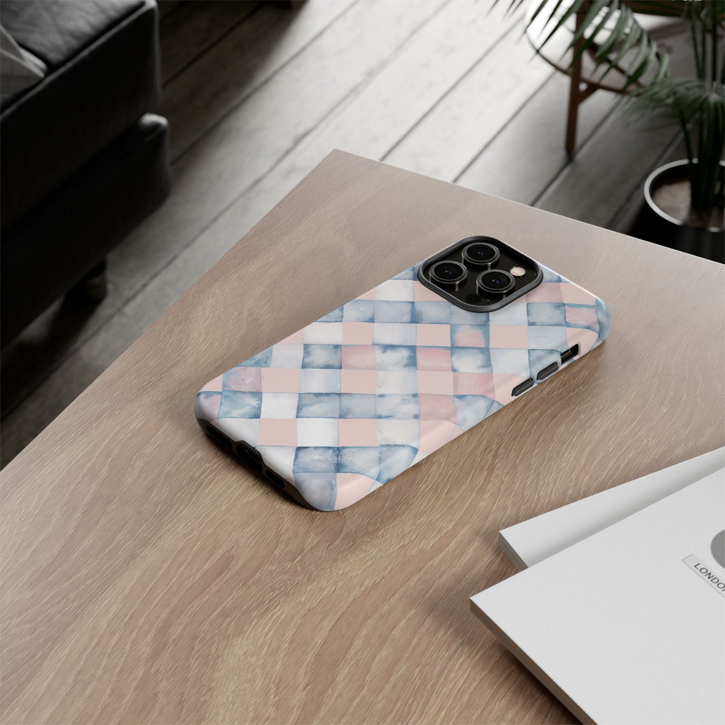 iphone case Pastel Watercolor Weave