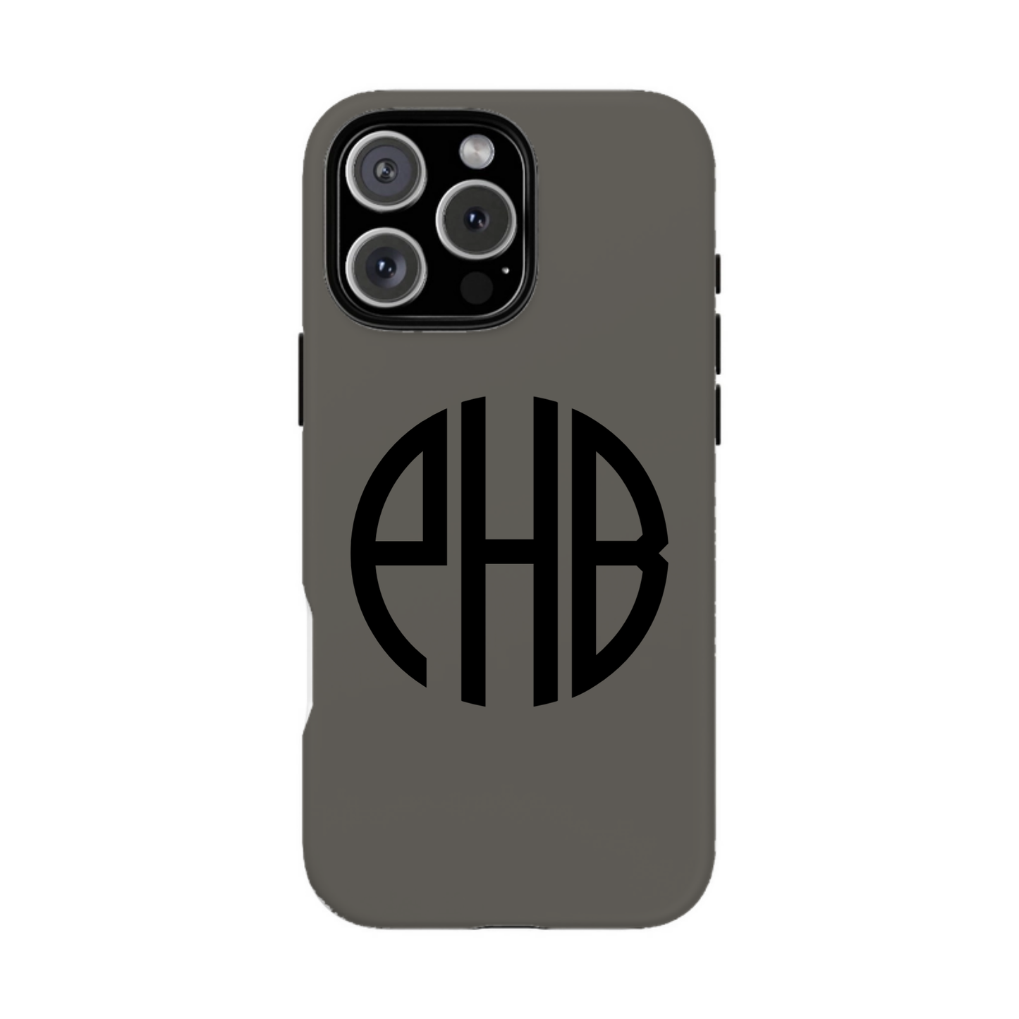 iphone case Pebble Path Round 3 Initials