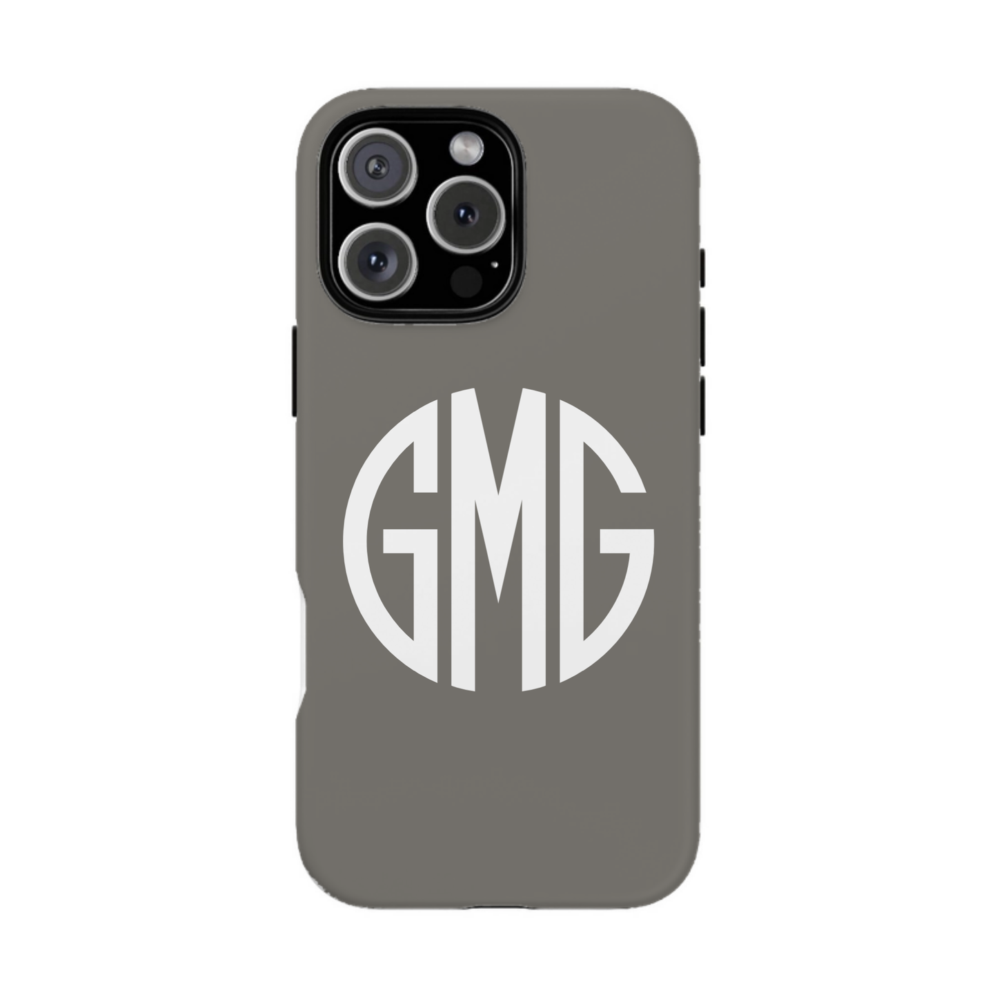 iphone case Pebble Path Round 3 Initials