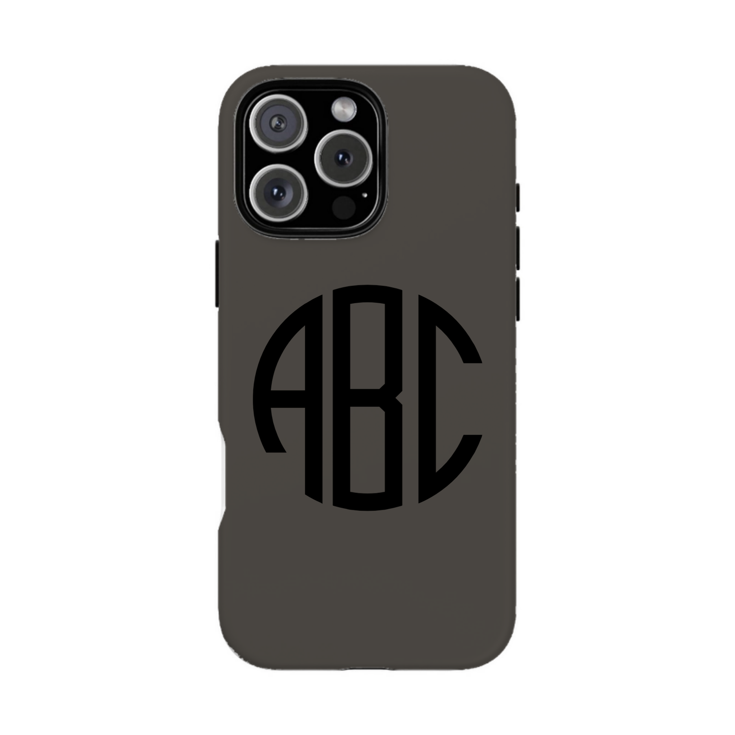 iphone case Pebble Path Round 3 Initials