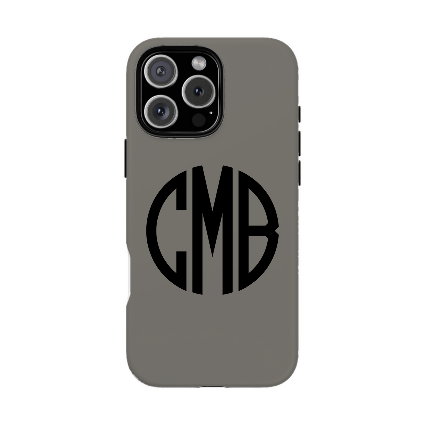 iphone case Pebble Path Round 3 Initials