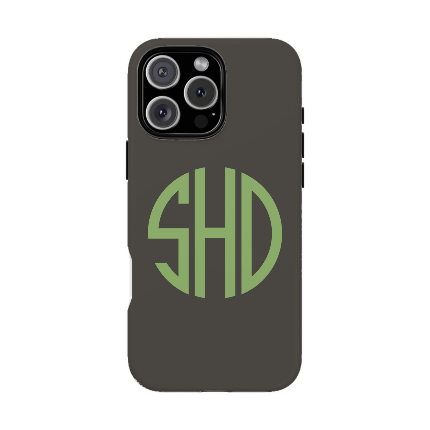 iphone case Pebble Path Round 3 Initials