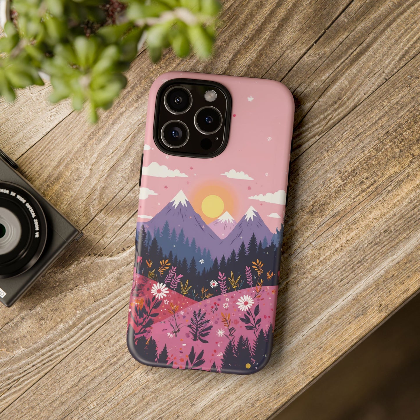 iphone case Pink Alpine Dawn