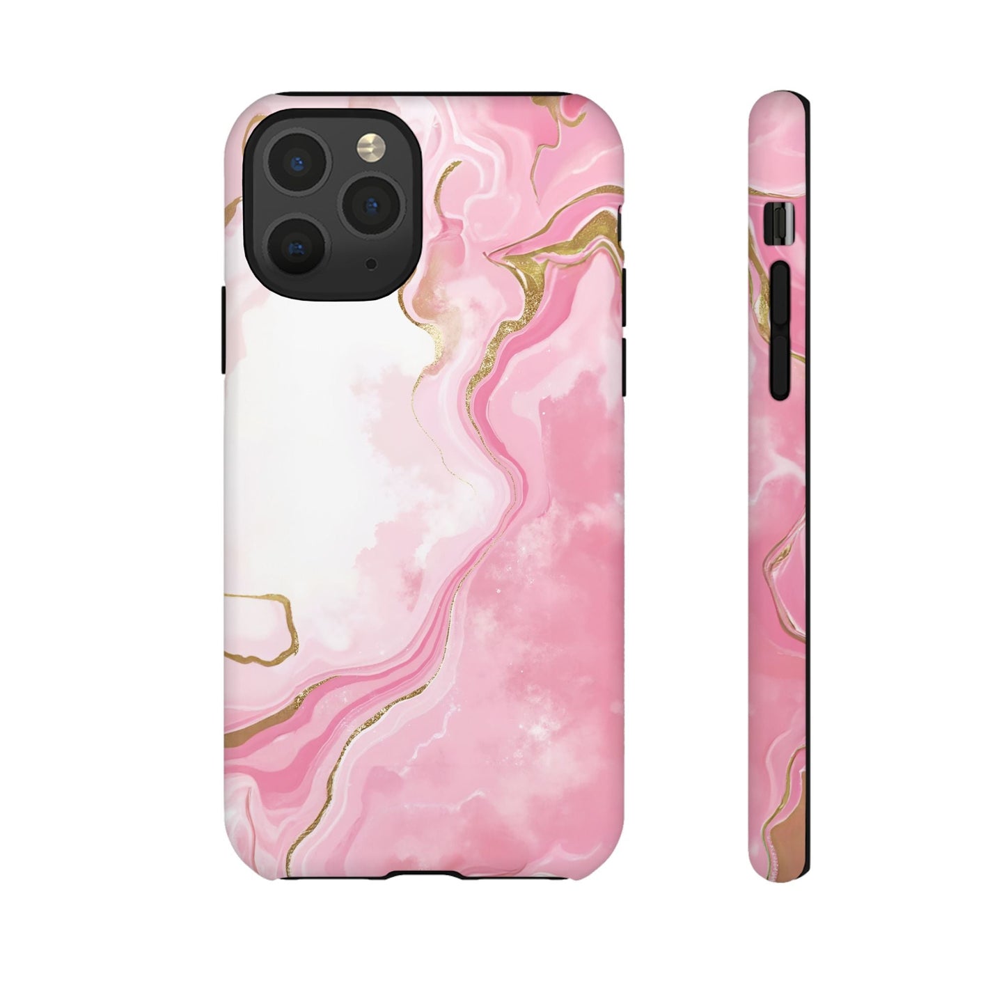 iphone case Pink & Gold Marble Flow iPhone 11 Pro