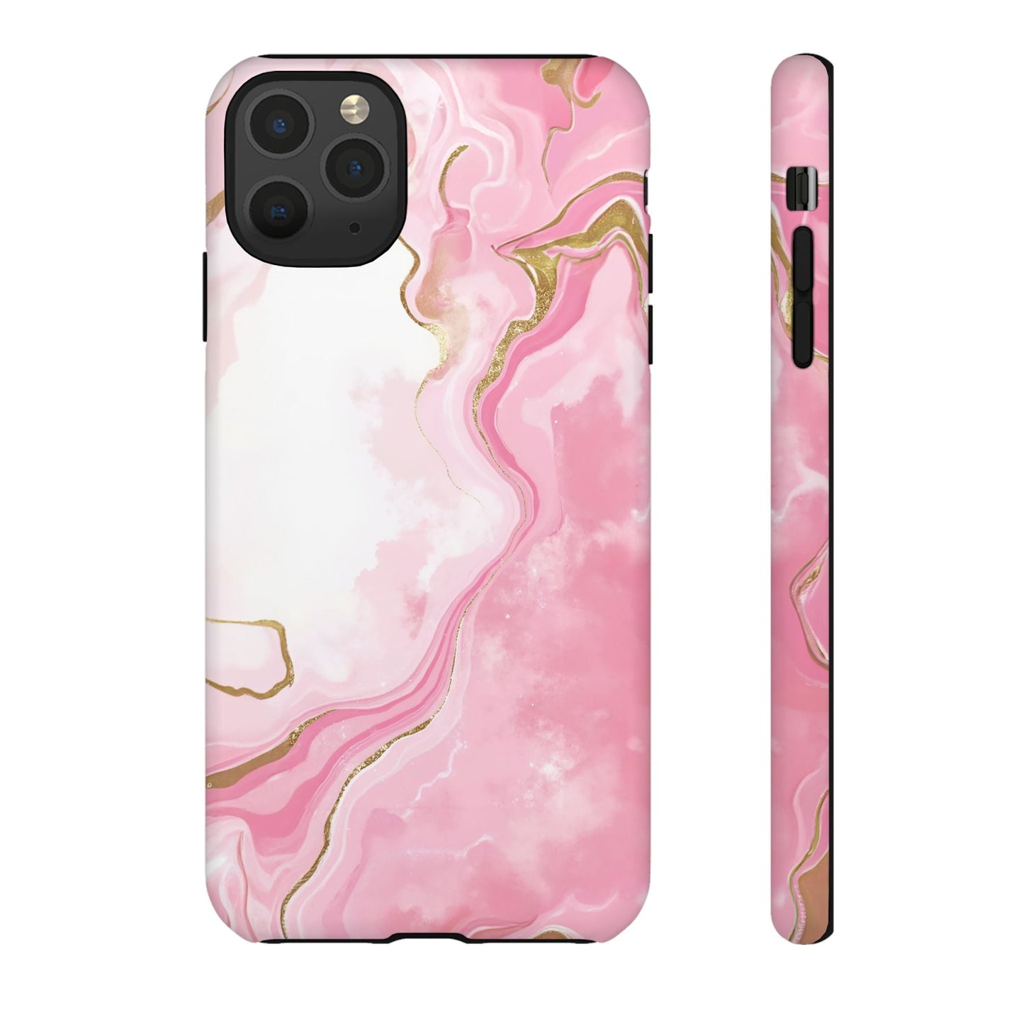 iphone case Pink & Gold Marble Flow iPhone 11 Pro Max