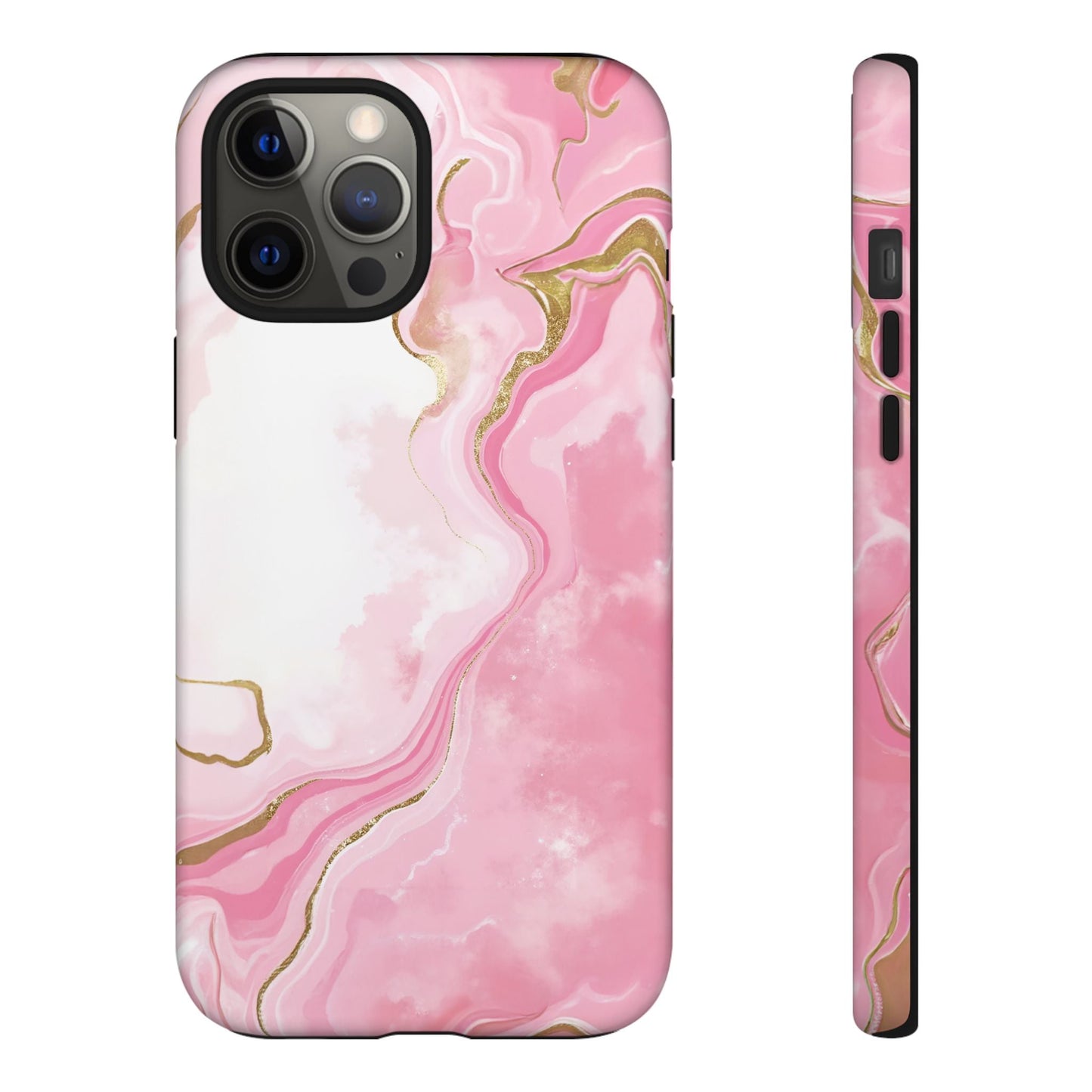 iphone case Pink & Gold Marble Flow iPhone 12 Pro Max