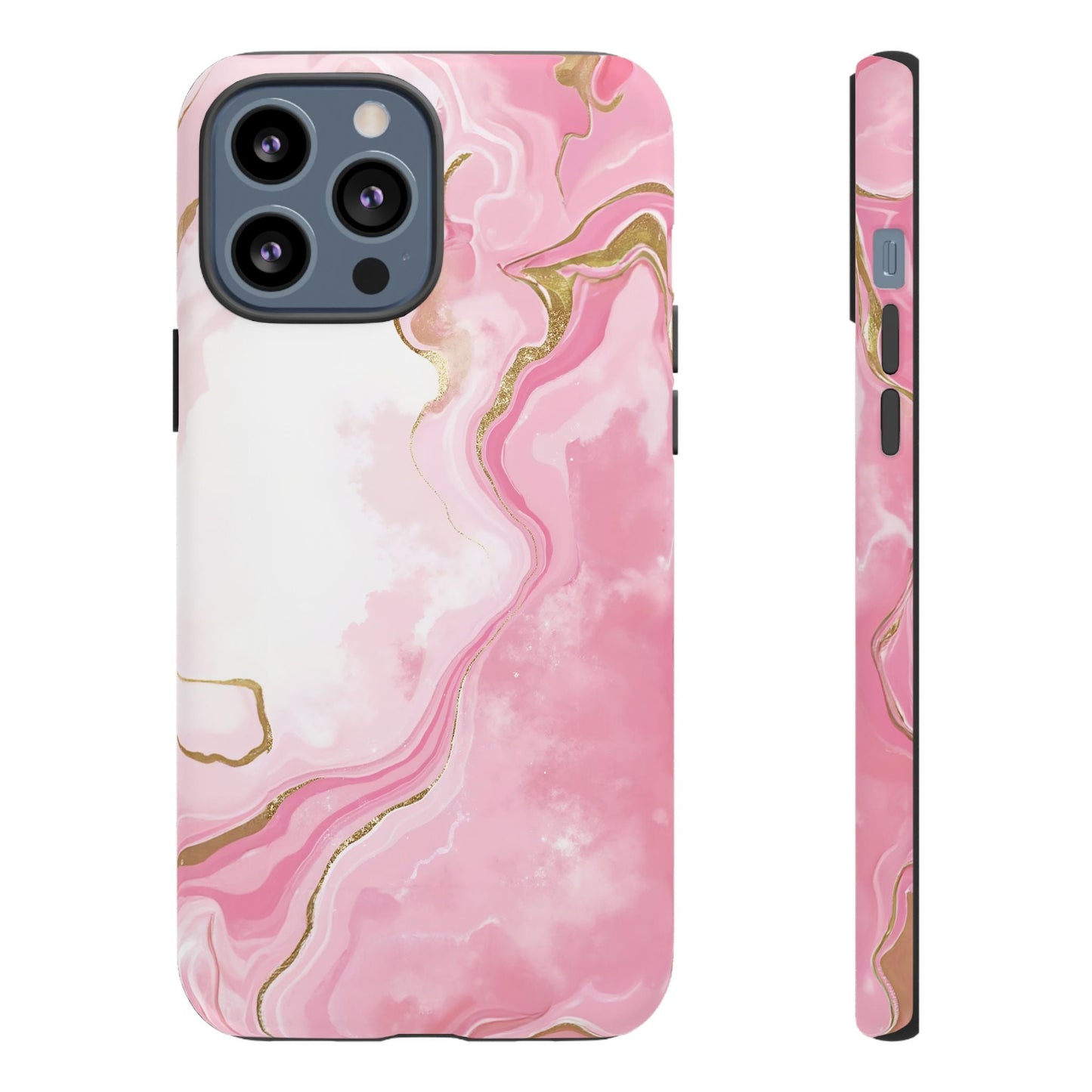 iphone case Pink & Gold Marble Flow iPhone 13 Pro Max