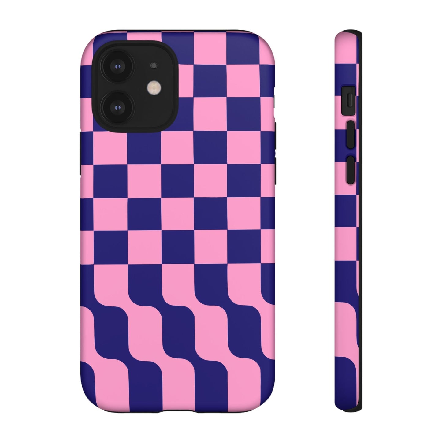 iphone case Pink Wave Checkerboard iPhone 12