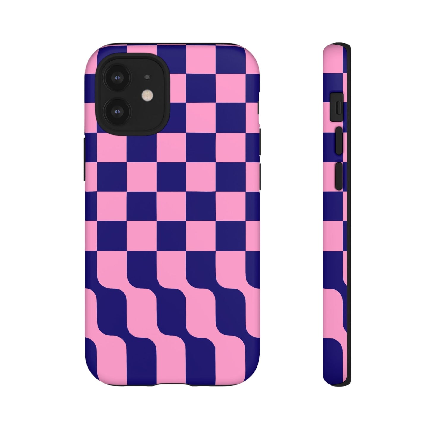 iphone case Pink Wave Checkerboard iPhone 12 Mini