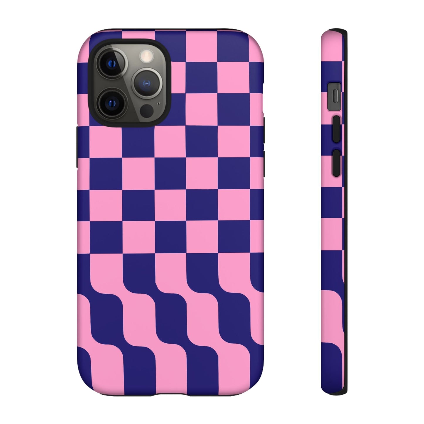 iphone case Pink Wave Checkerboard iPhone 12 Pro