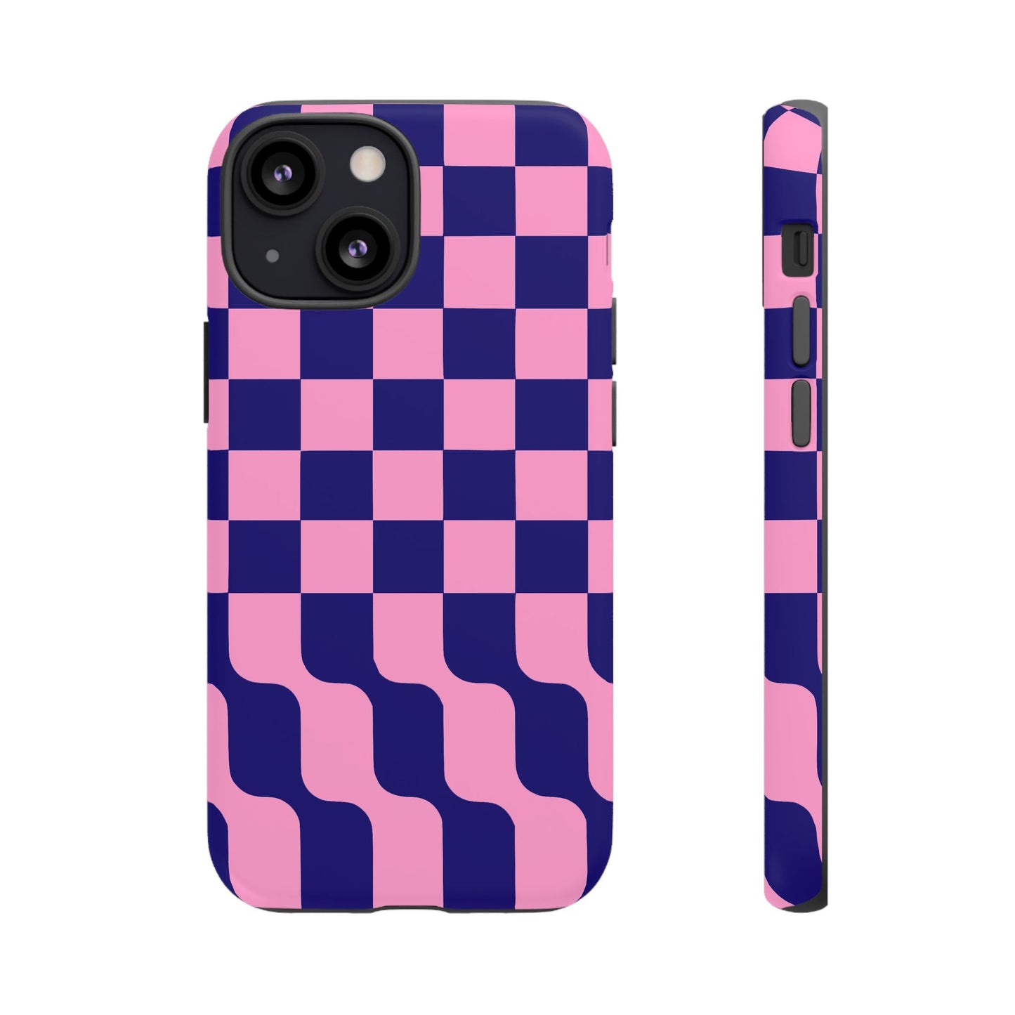 iphone case Pink Wave Checkerboard iPhone 13 Mini