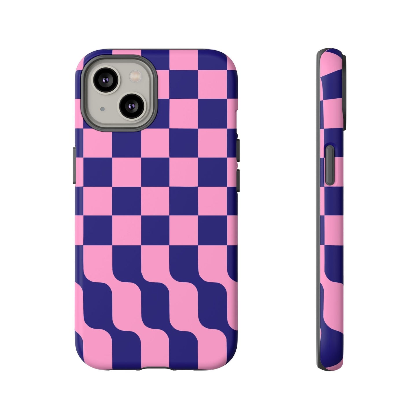 iphone case Pink Wave Checkerboard iPhone 14