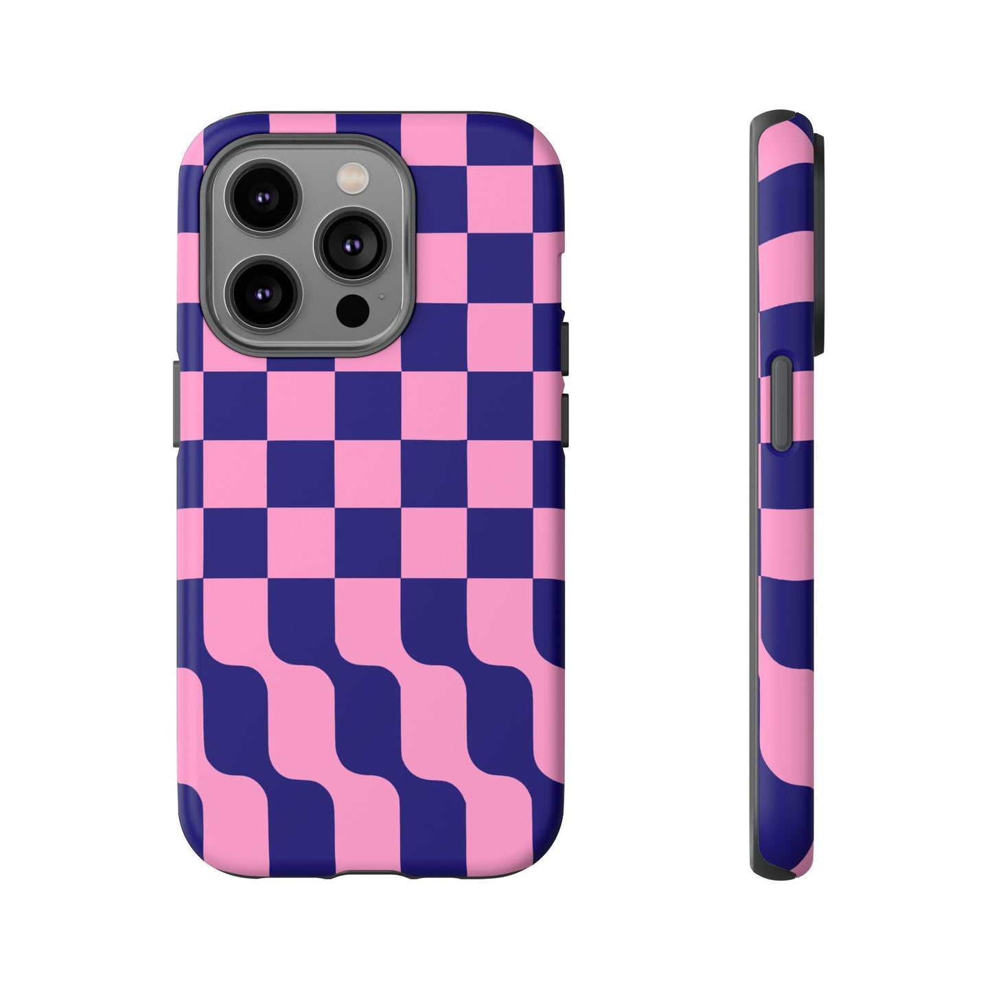 iphone case Pink Wave Checkerboard iPhone 14 Pro