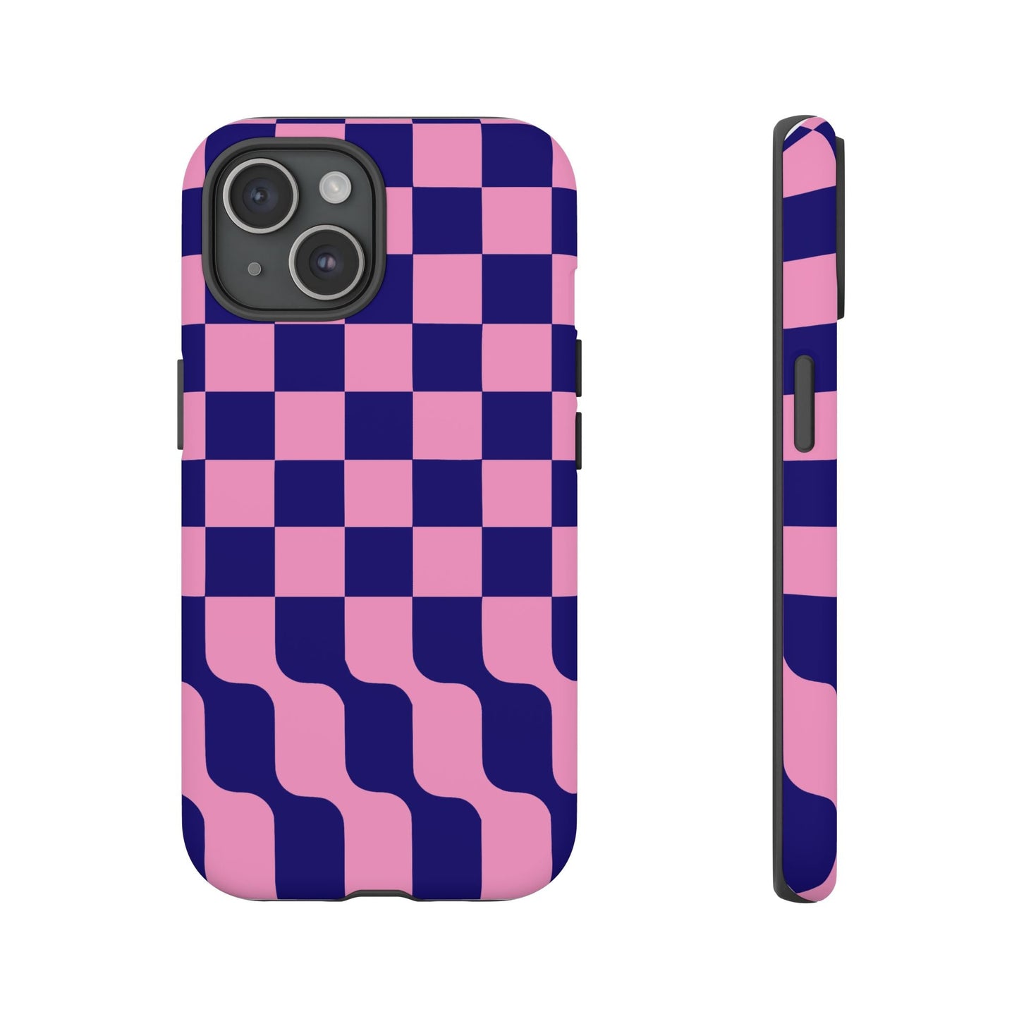 iphone case Pink Wave Checkerboard iPhone 15