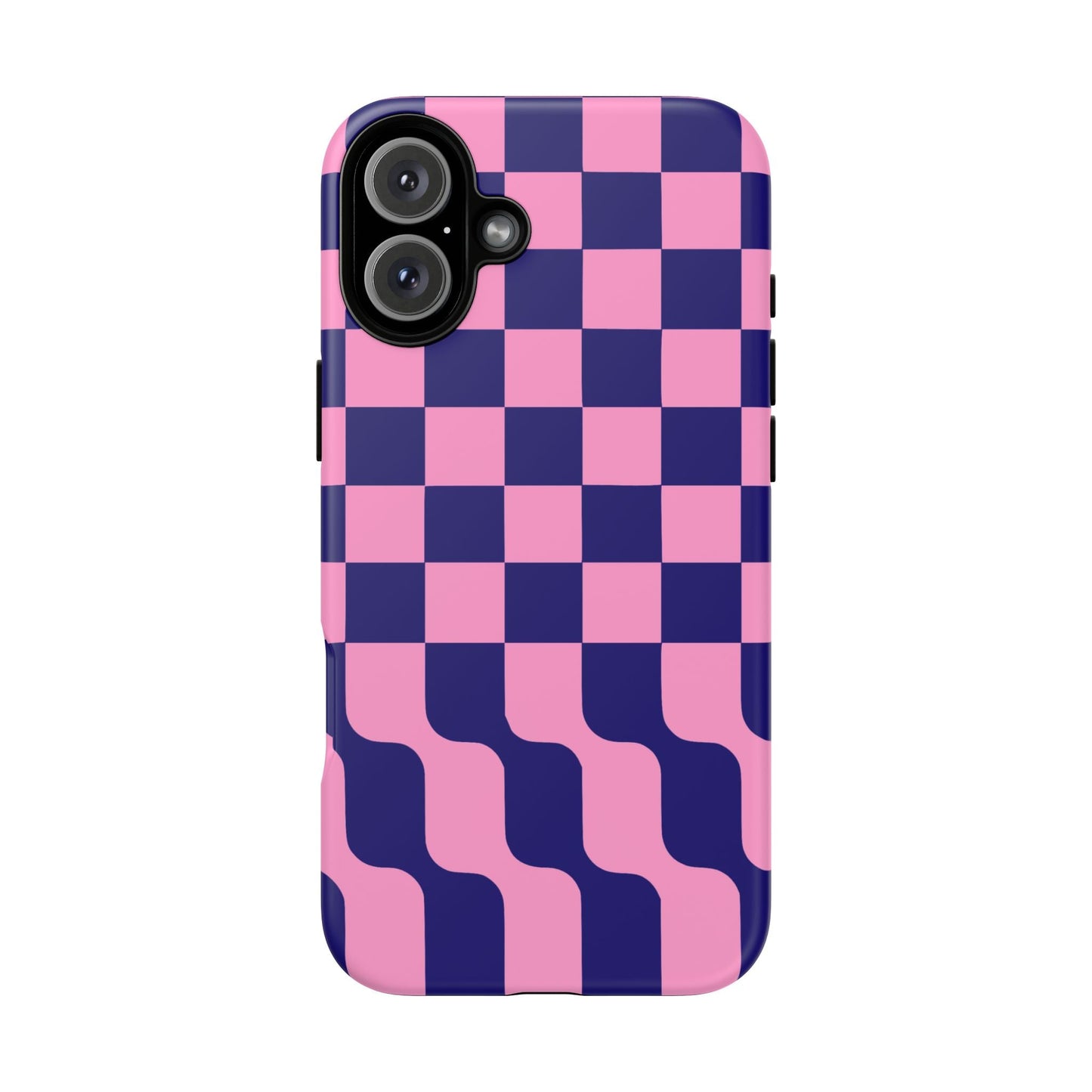 iphone case Pink Wave Checkerboard iPhone 16 Plus