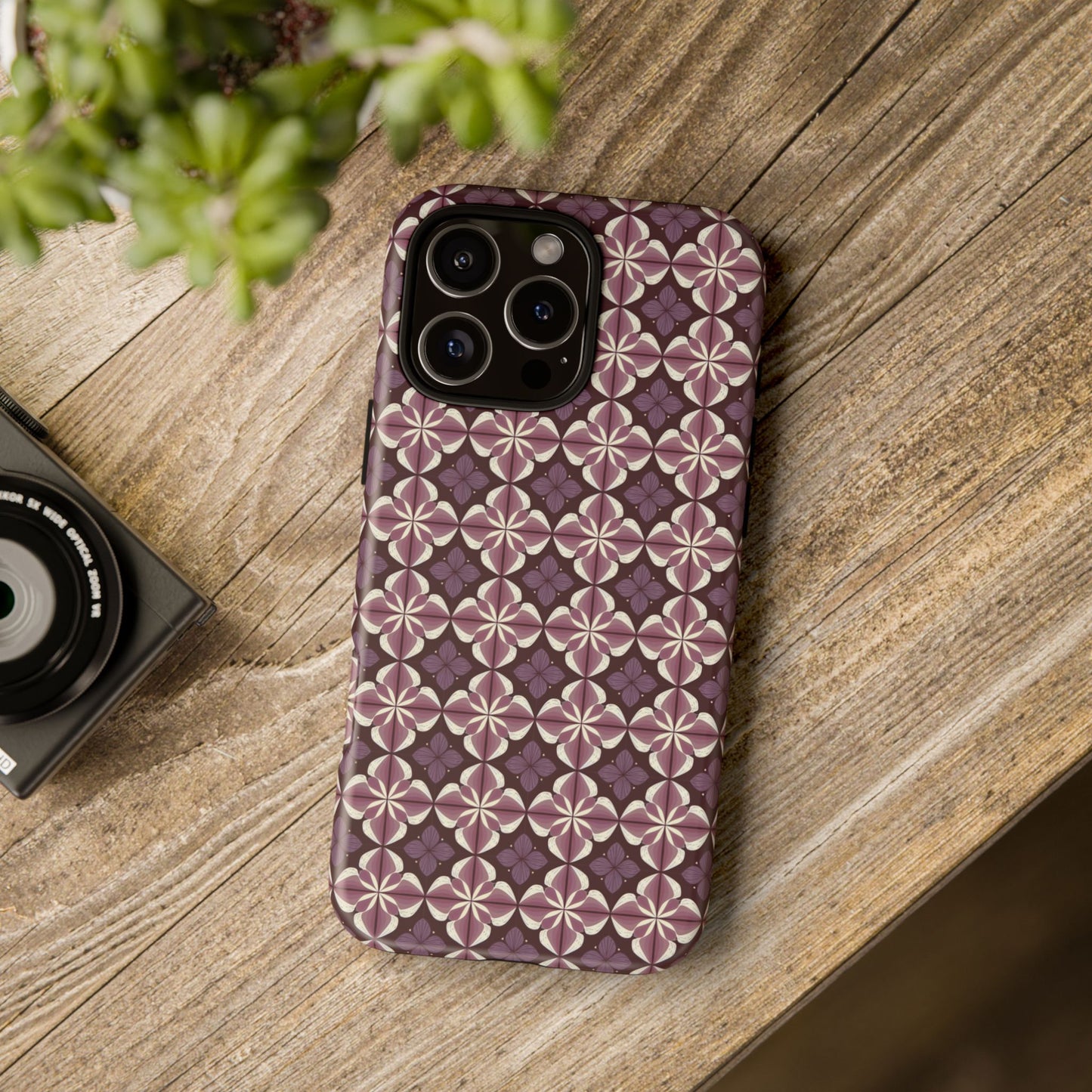 iphone case Plum Kaleidoscope Petals