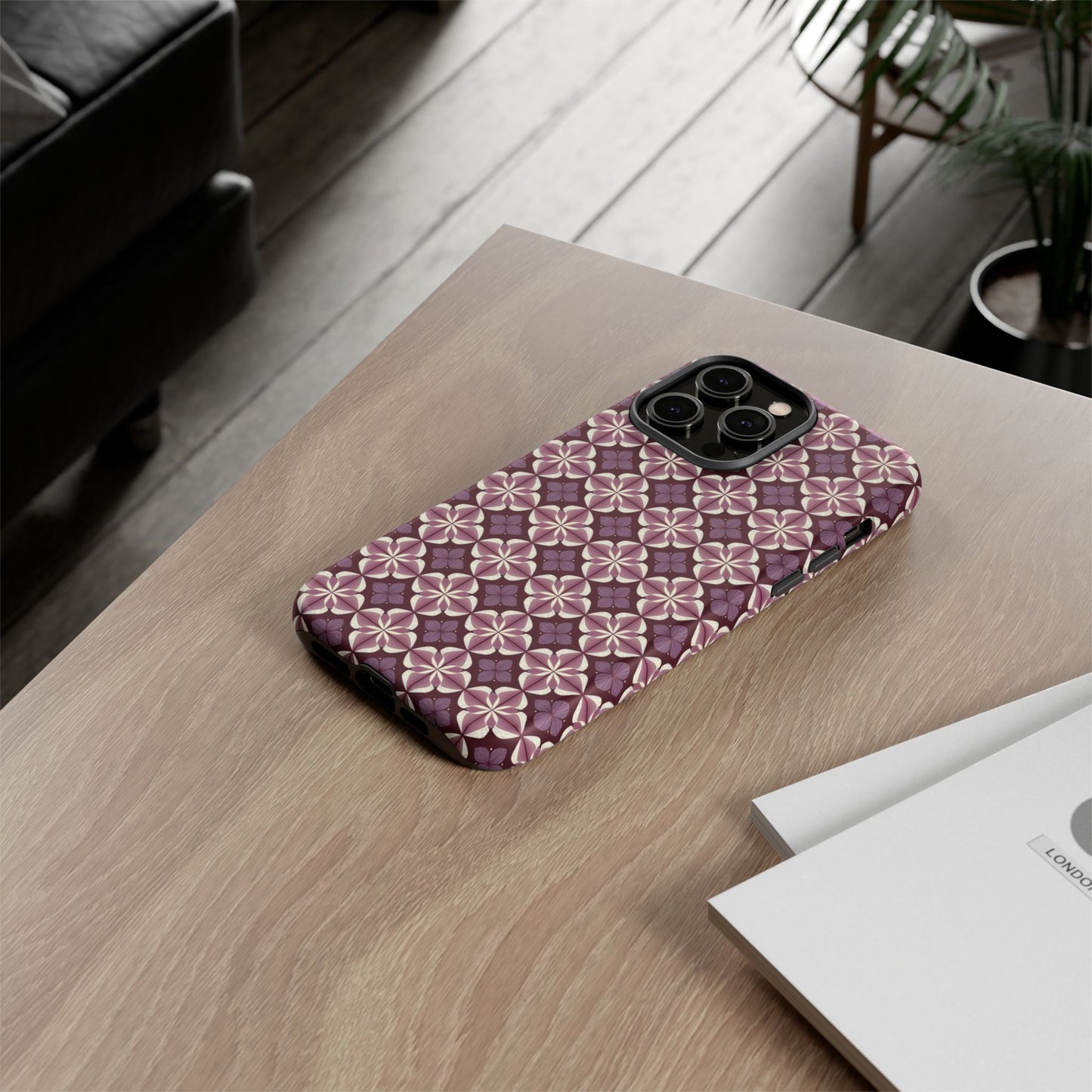 iphone case Plum Kaleidoscope Petals
