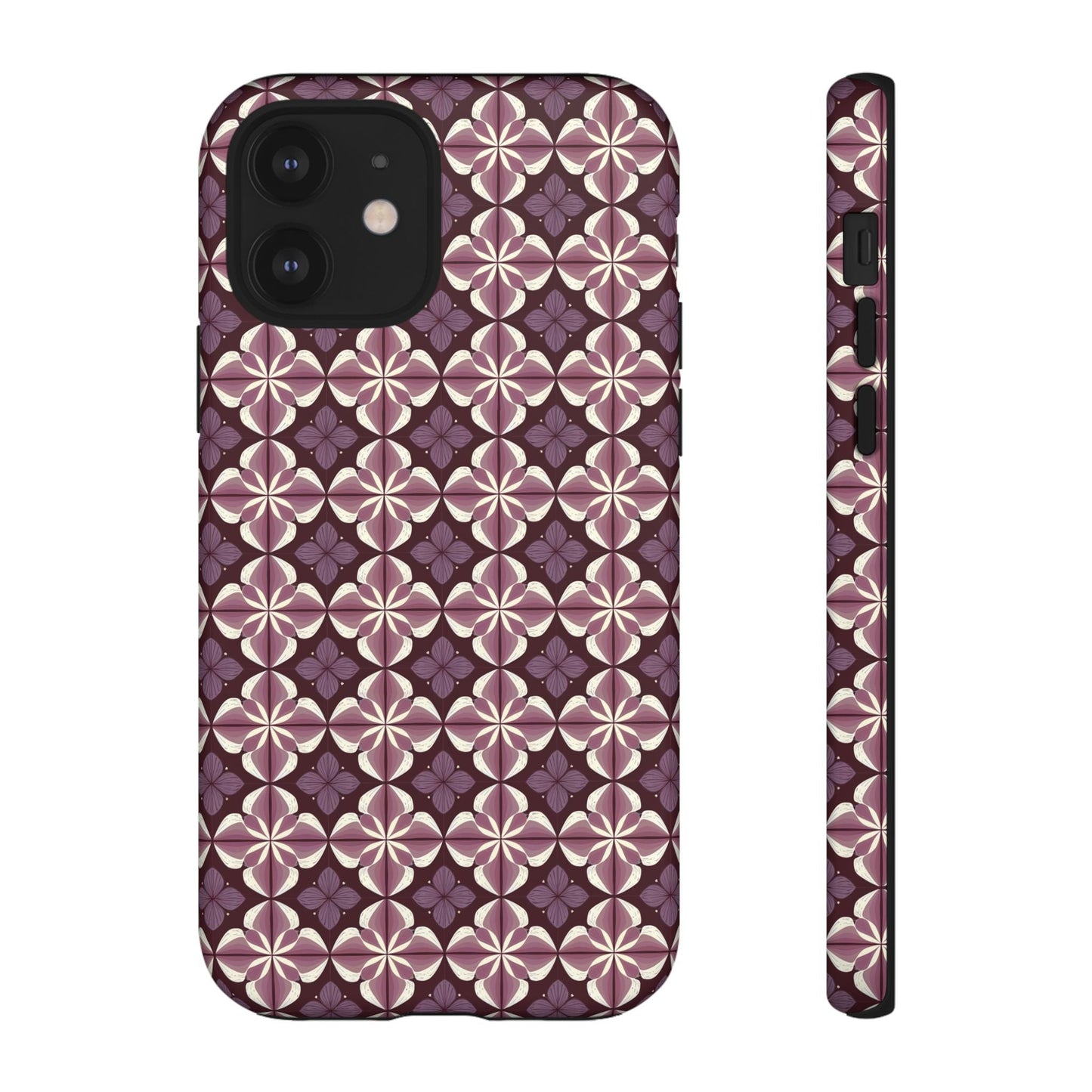 iphone case Plum Kaleidoscope Petals iPhone 12