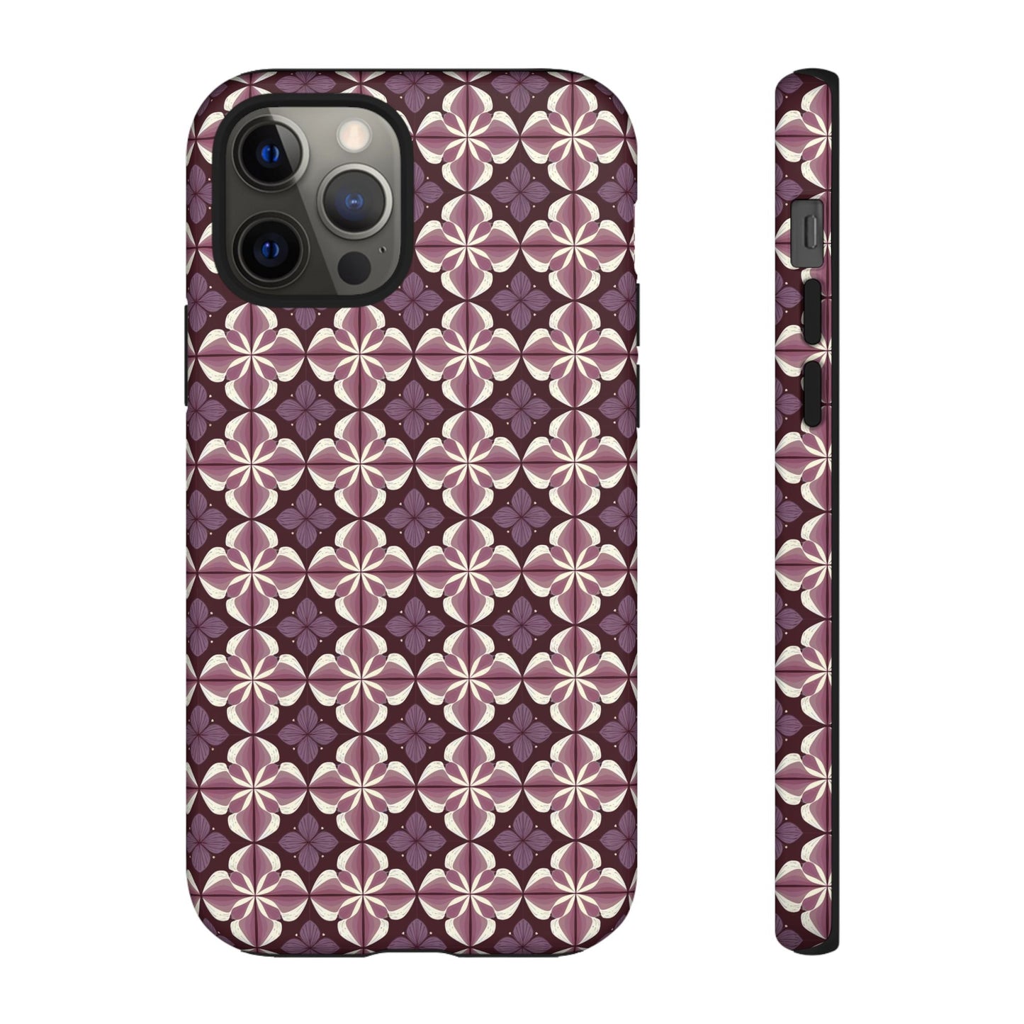 iphone case Plum Kaleidoscope Petals iPhone 12 Pro