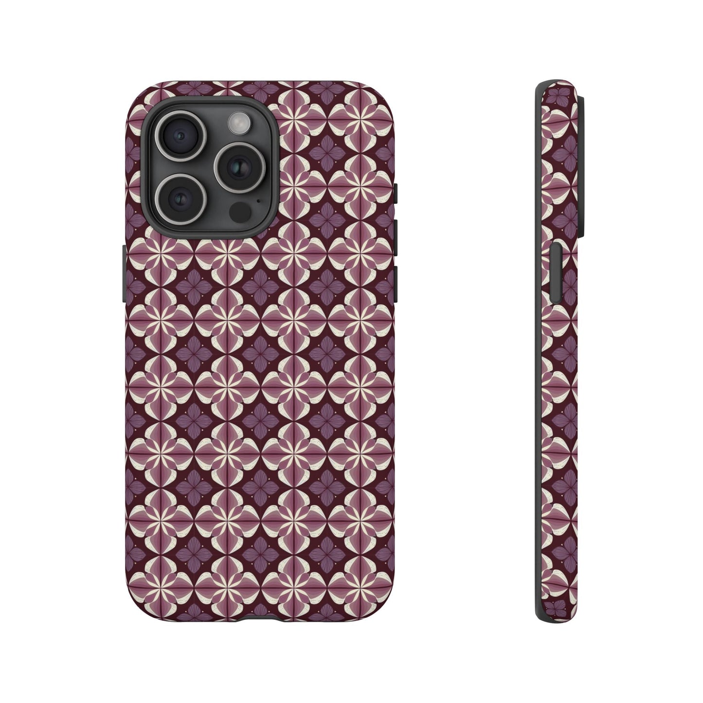 iphone case Plum Kaleidoscope Petals iPhone 15 Pro Max