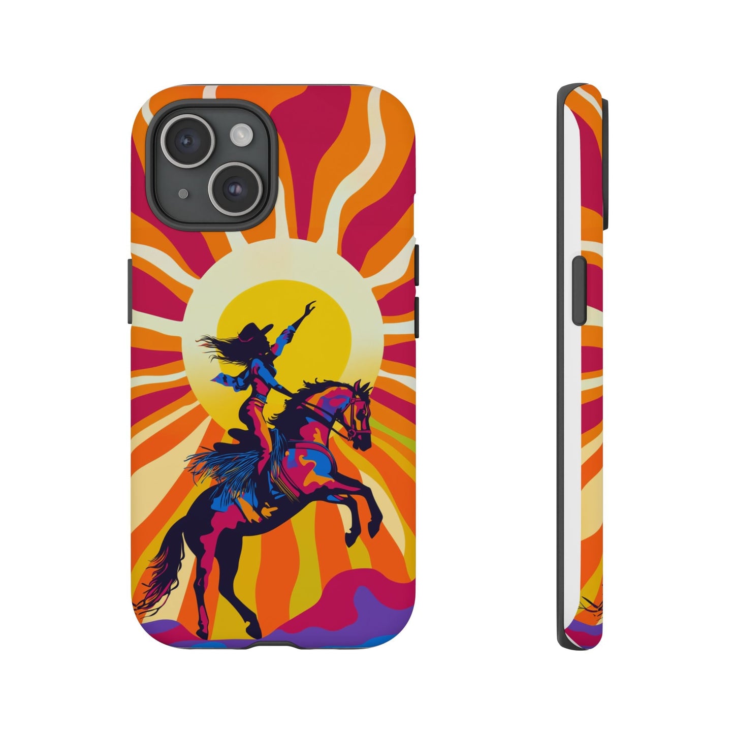 iphone case Psychedelic Cowgirl iPhone 15