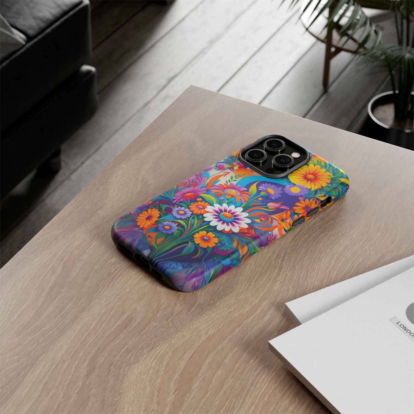 iphone case Psychedelic Daisy Explosion