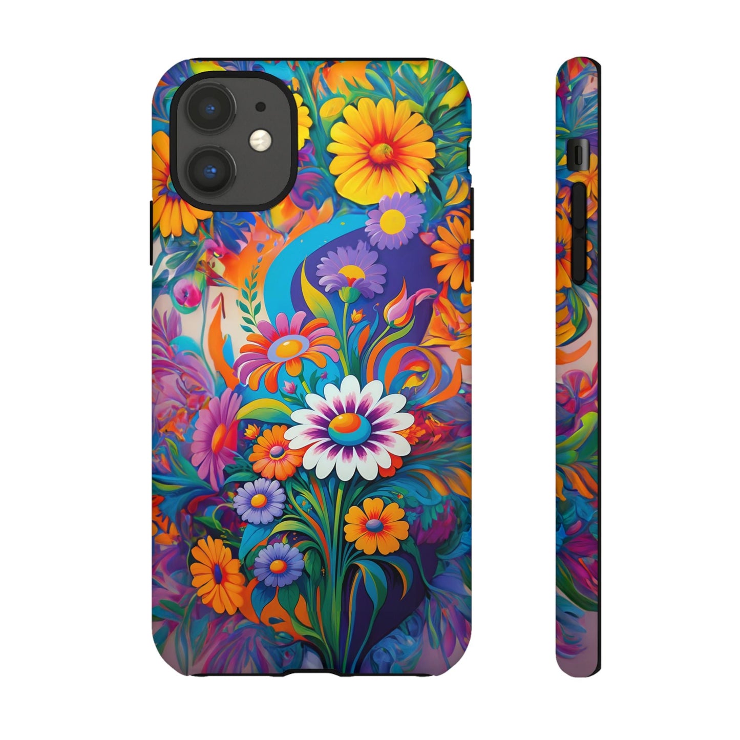 iphone case Psychedelic Daisy Explosion iPhone 11