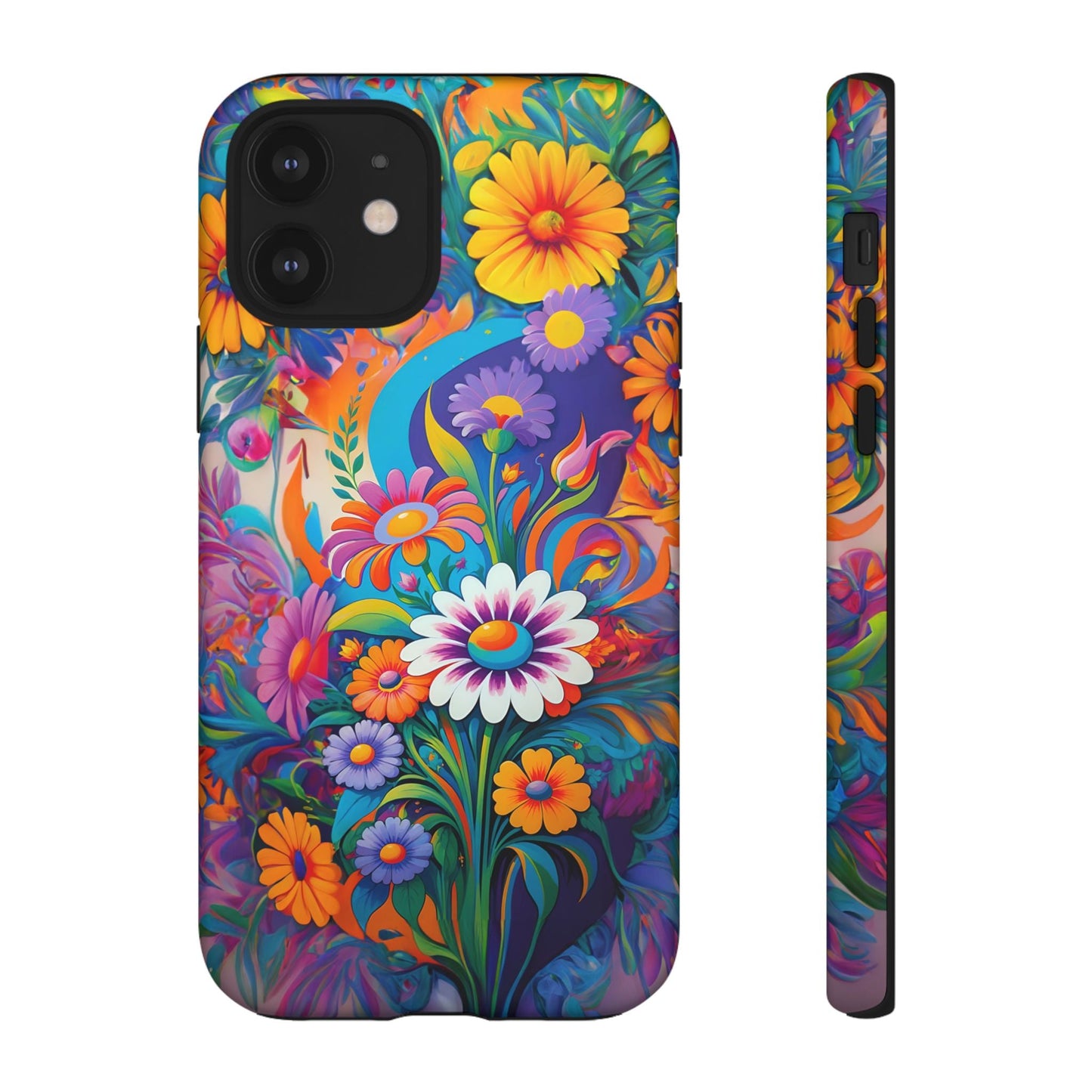 iphone case Psychedelic Daisy Explosion iPhone 12