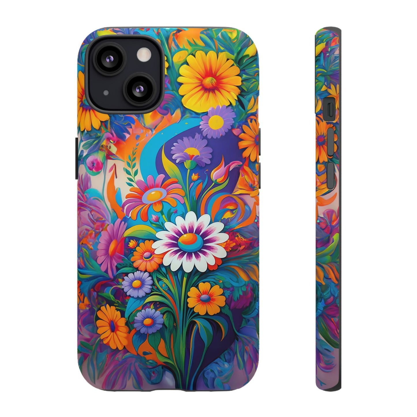 iphone case Psychedelic Daisy Explosion iPhone 13