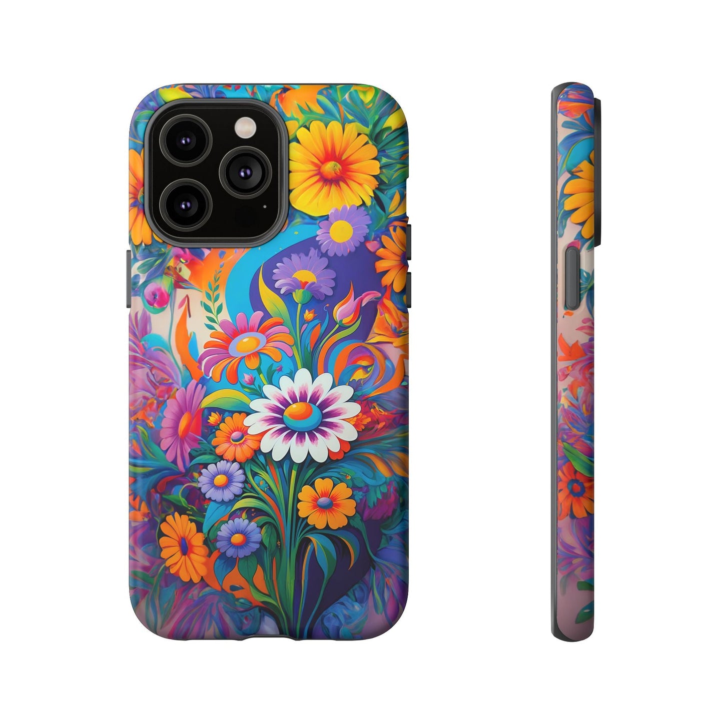 iphone case Psychedelic Daisy Explosion iPhone 14 Pro Max
