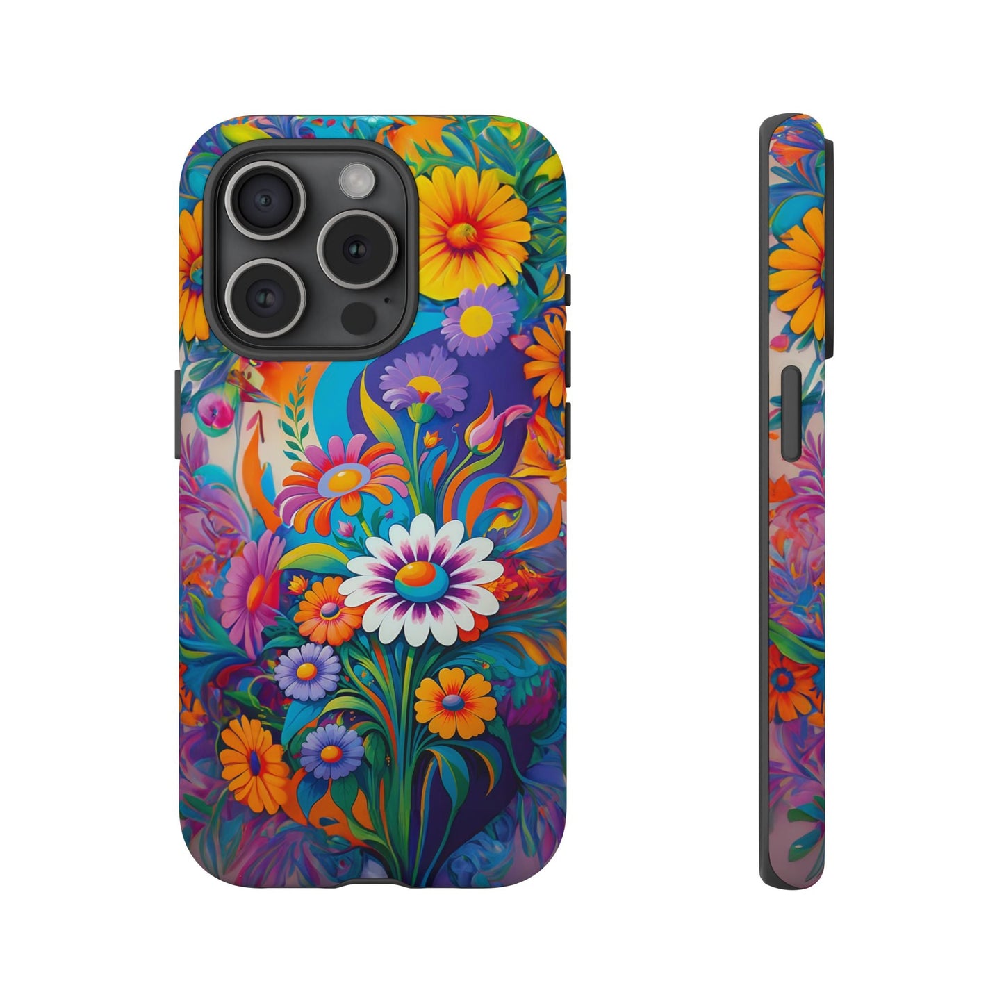 iphone case Psychedelic Daisy Explosion iPhone 15 Pro