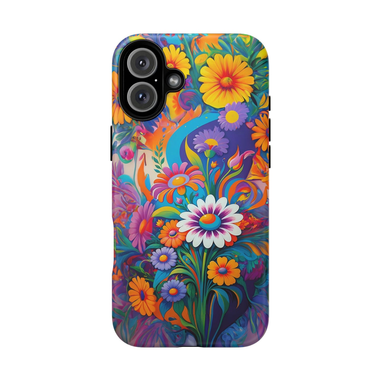 iphone case Psychedelic Daisy Explosion iPhone 16 Plus