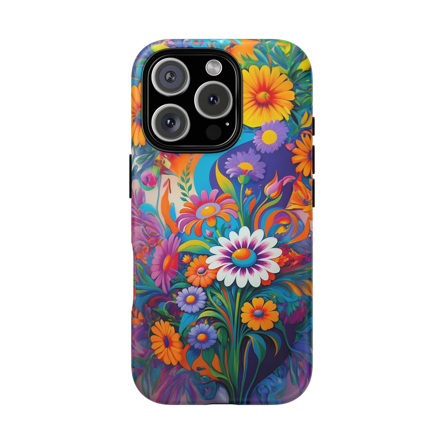 iphone case Psychedelic Daisy Explosion iPhone 16 Pro