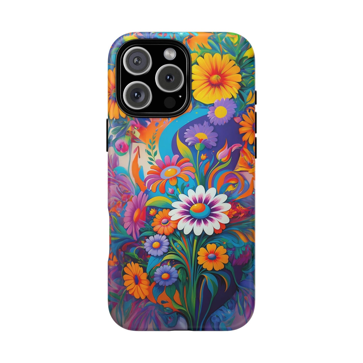 iphone case Psychedelic Daisy Explosion iPhone 16 Pro Max