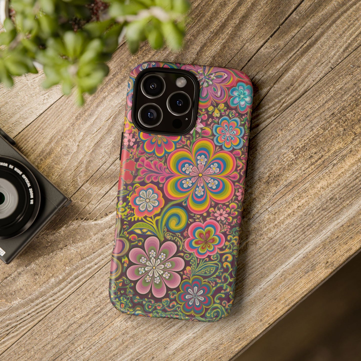iphone case Psychedelic Flower Power