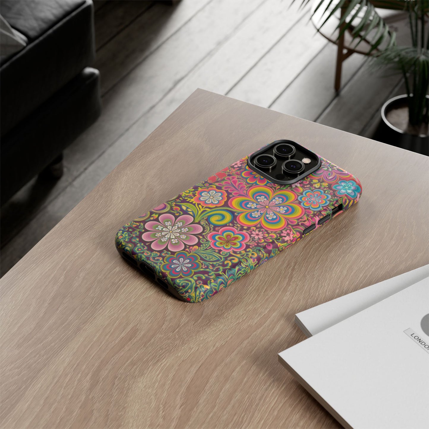 iphone case Psychedelic Flower Power